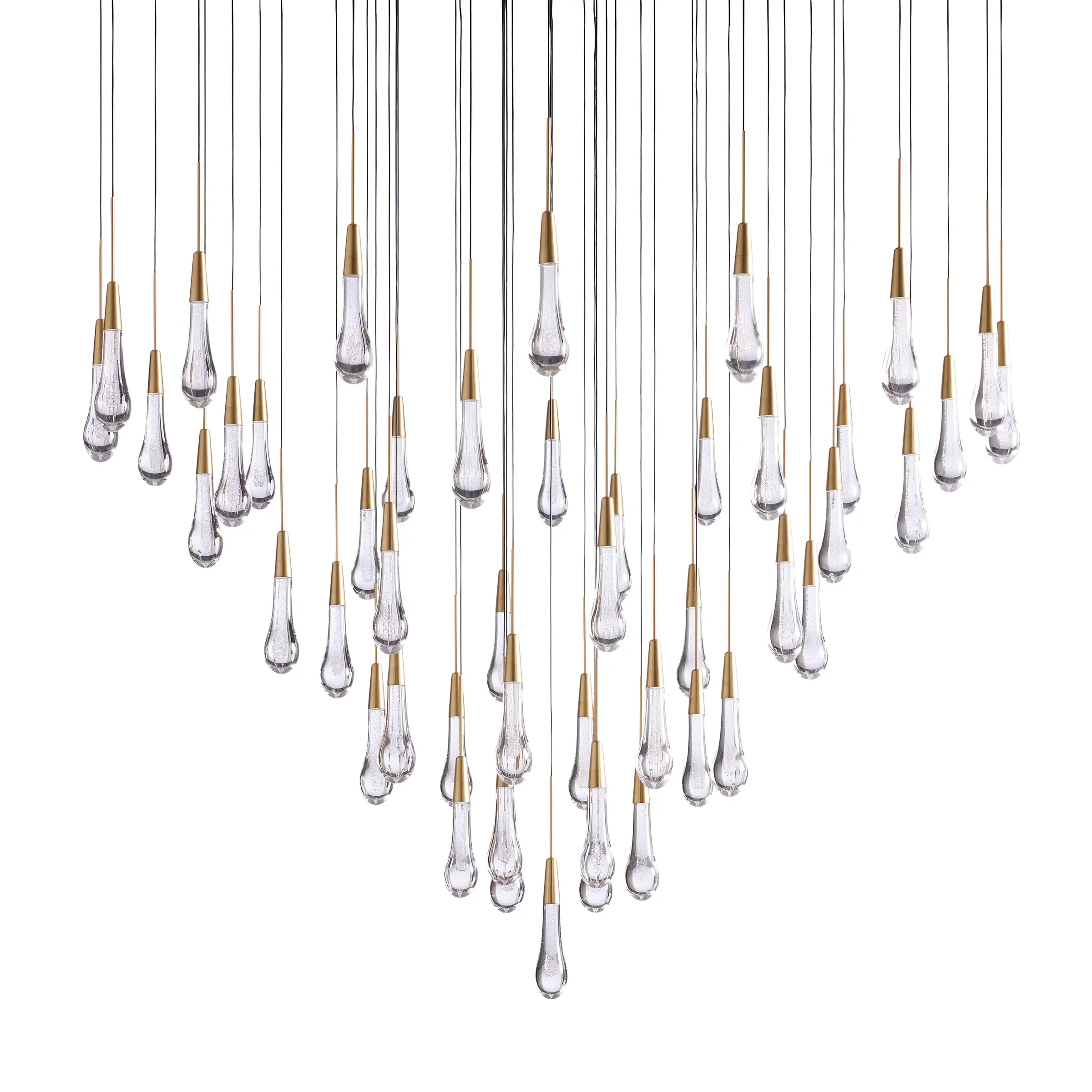 Solitaire Round Chandelier 58"D - Chandeliers- Chandeliers1-Luxehomezone