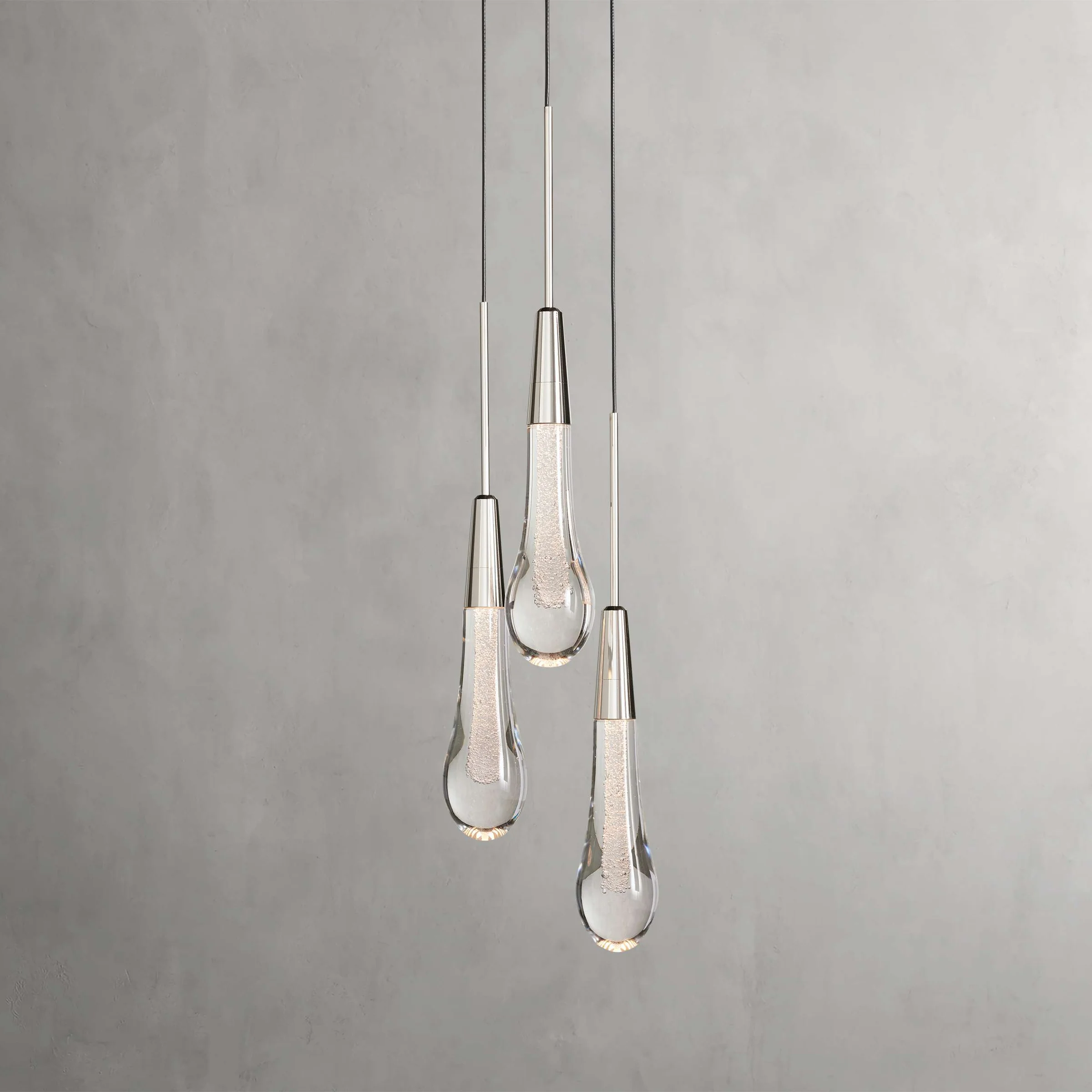 Solitaire 3-Light Pendant - - Pendant Light1-Luxehomezone