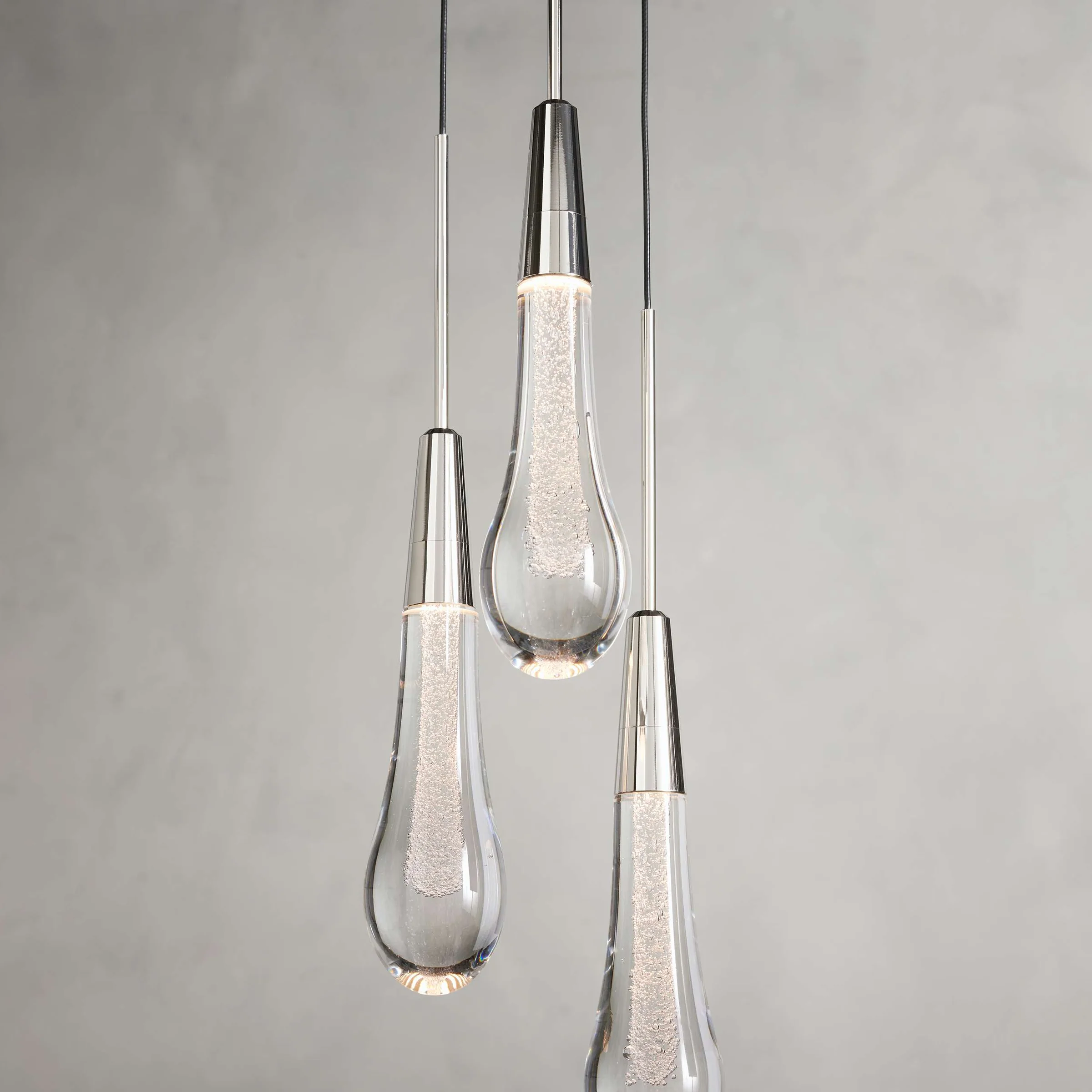Solitaire 3-Light Pendant - - Pendant Light1-Luxehomezone