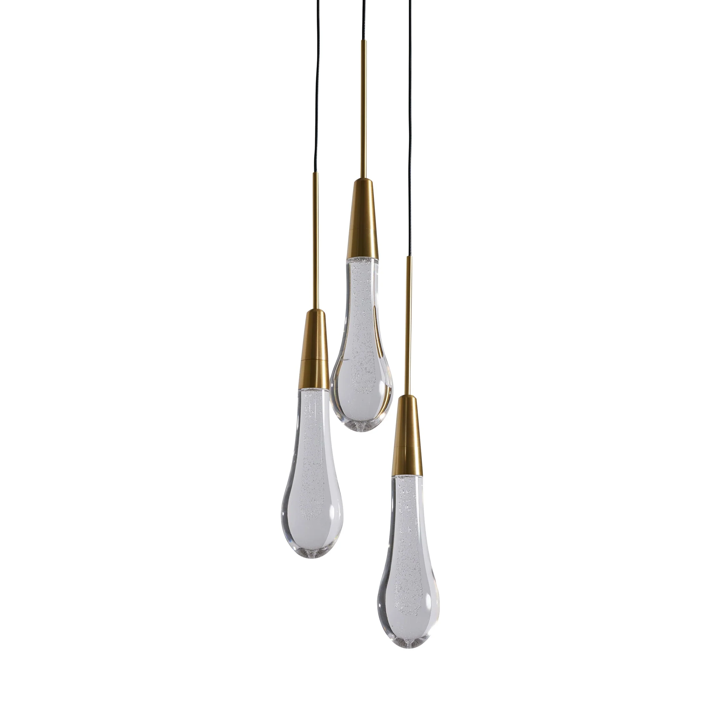 Solitaire 3-Light Pendant - - Pendant Light1-Luxehomezone