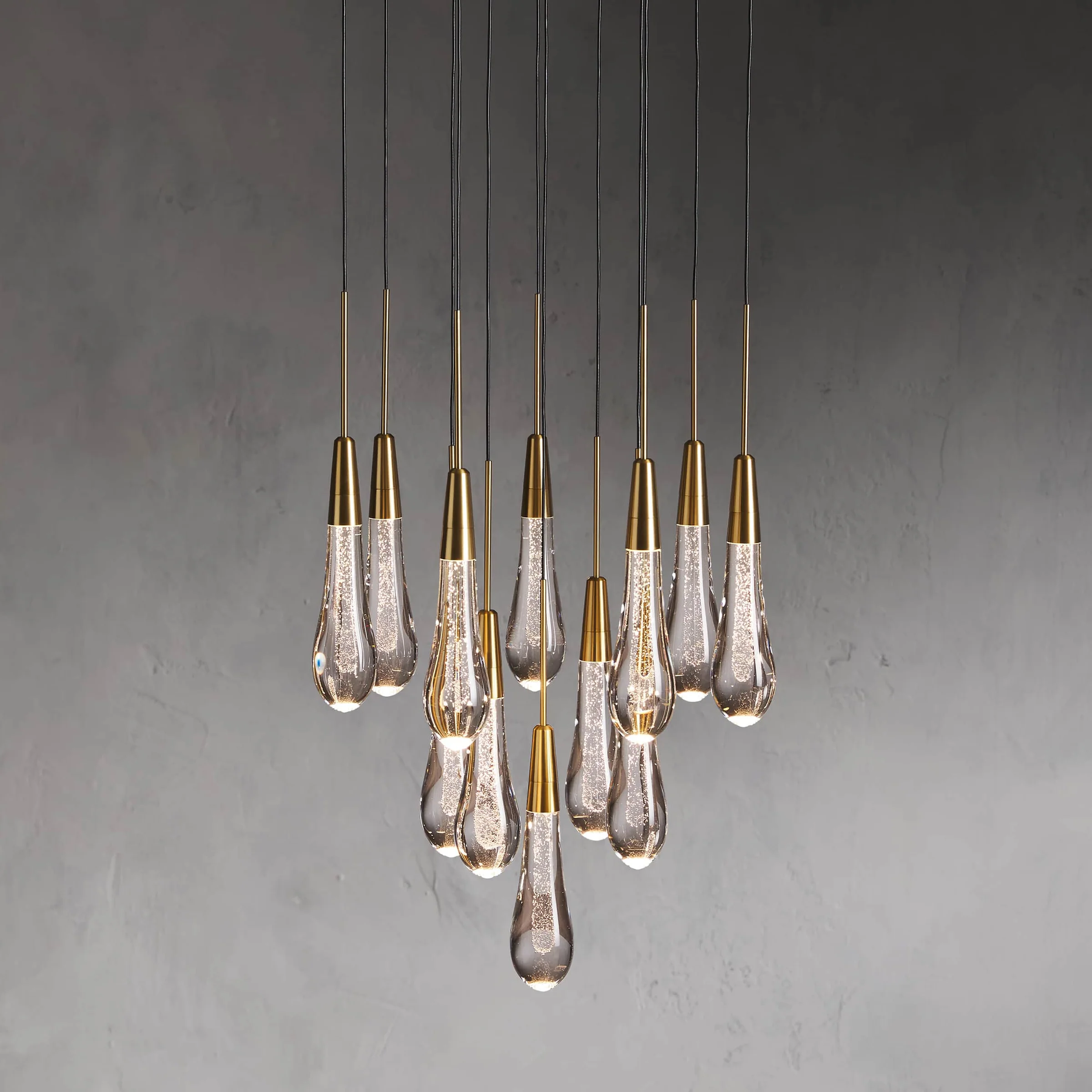 Solitaire Round Chandelier 17"W 24"W 36“W - - Chandeliers1-Luxehomezone