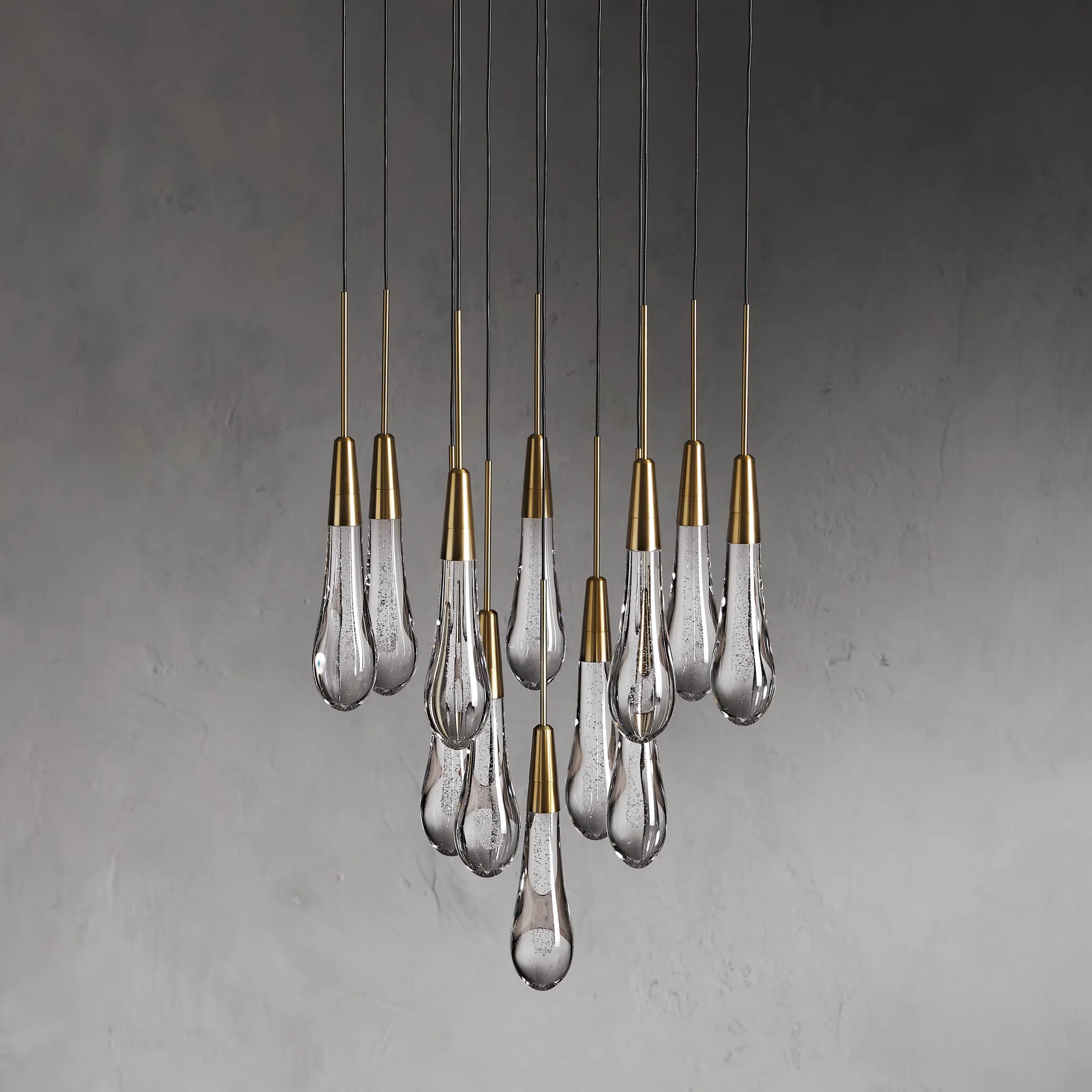 Solitaire Round Chandelier 17"W 24"W 36“W - - Chandeliers1-Luxehomezone