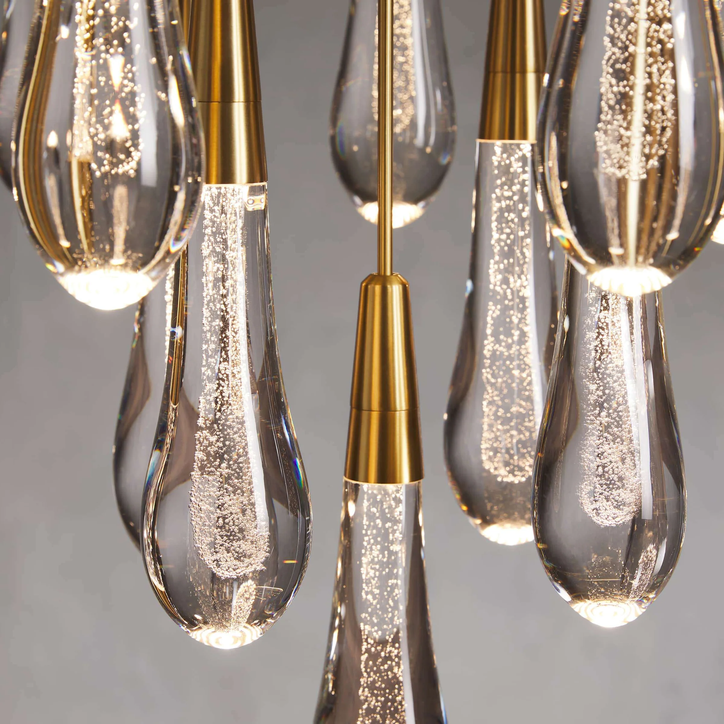 Solitaire Round Chandelier 17"W 24"W 36“W - - Chandeliers1-Luxehomezone