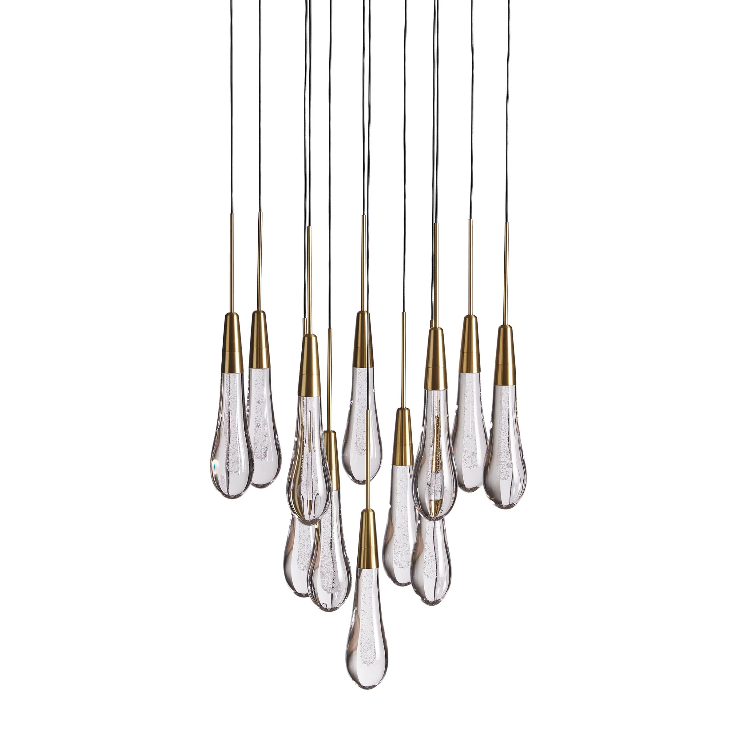Solitaire Round Chandelier 17"W 24"W 36“W - - Chandeliers1-Luxehomezone