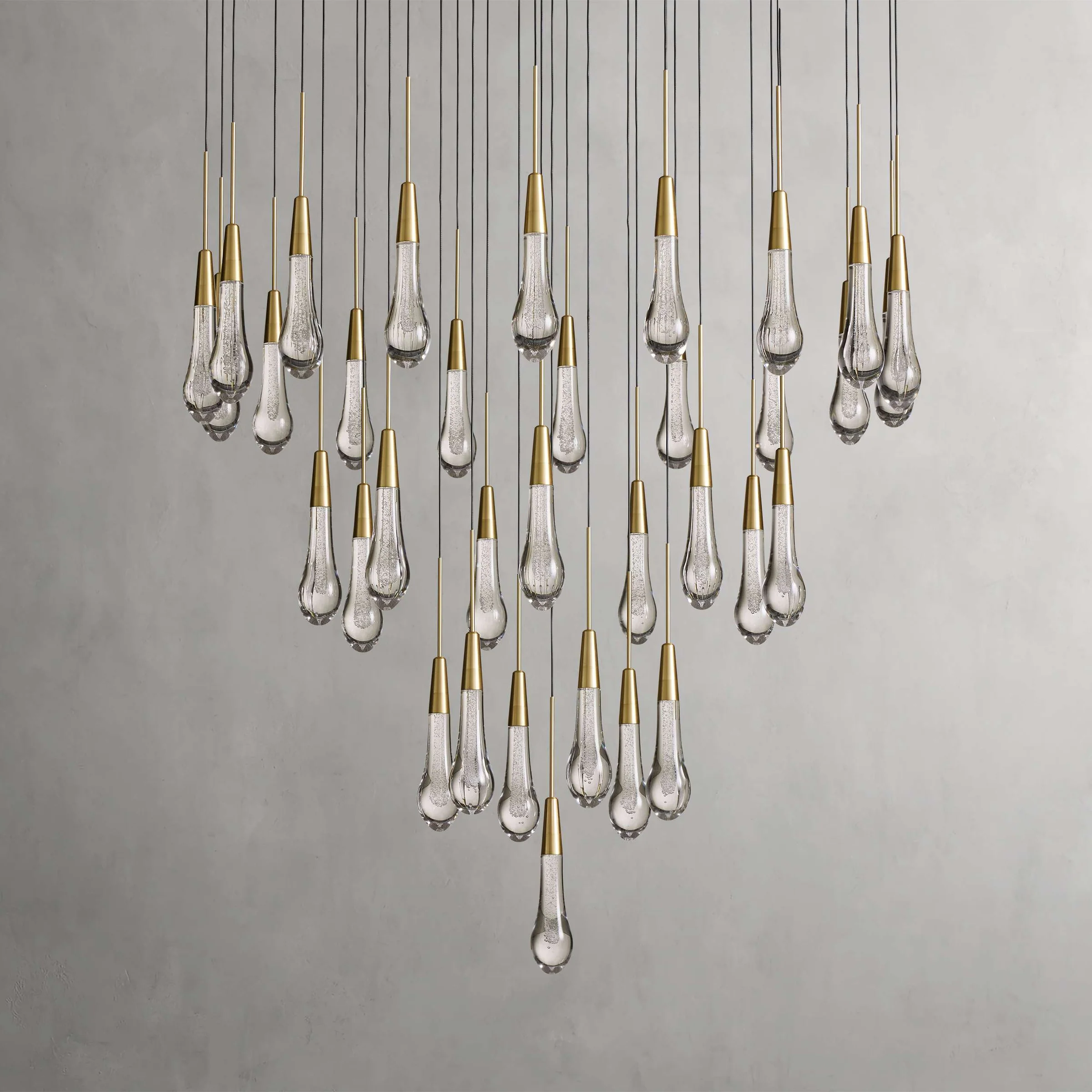 Solitaire Round Chandelier 17"W 24"W 36“W - - Chandeliers1-Luxehomezone