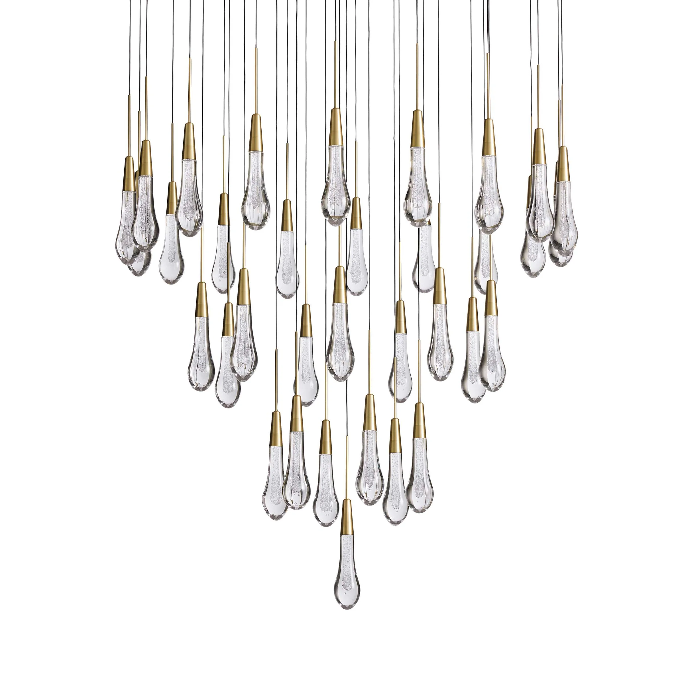 Solitaire Round Chandelier 17"W 24"W 36“W - - Chandeliers1-Luxehomezone