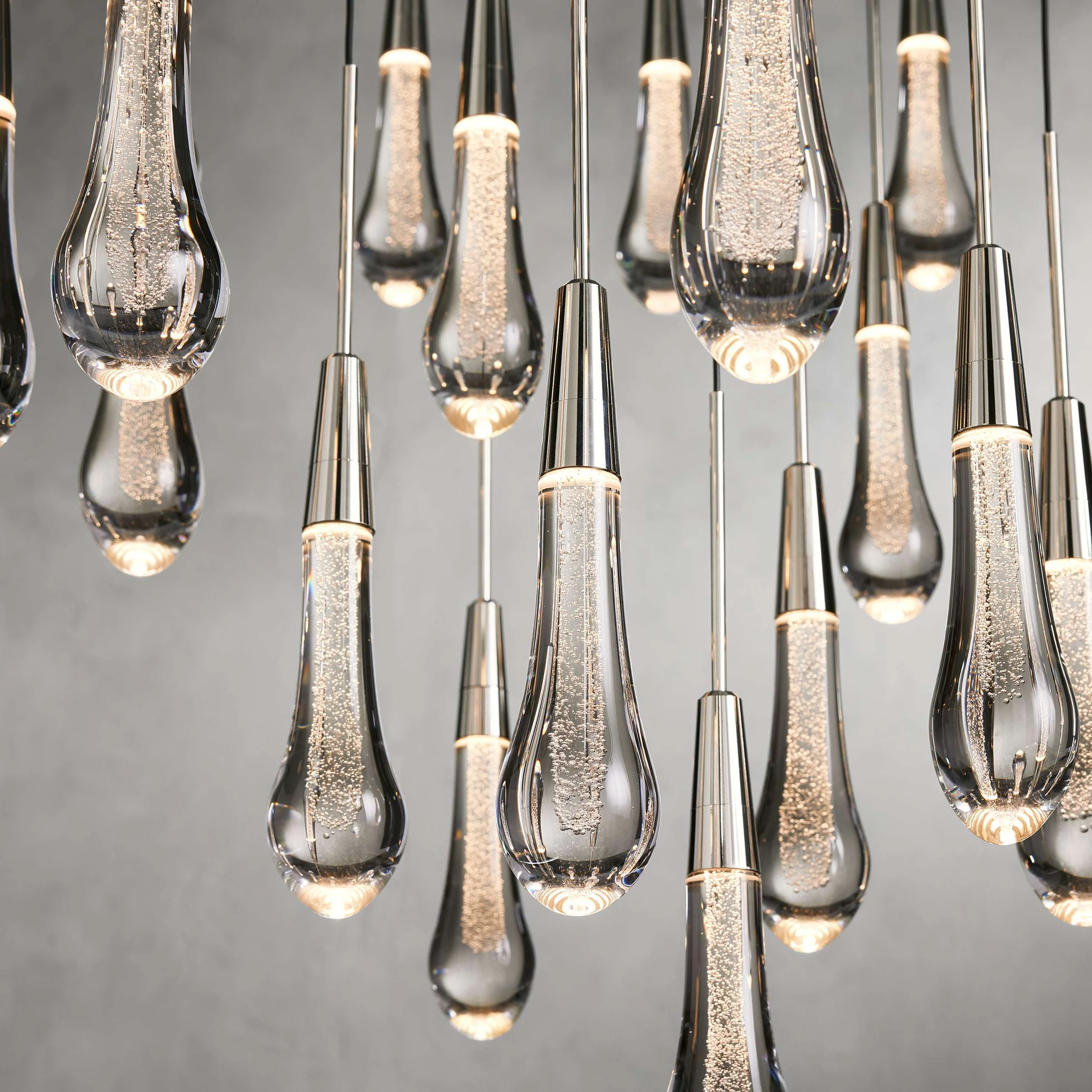 Solitaire Round Chandelier 17"W 24"W 36“W - - Chandeliers1-Luxehomezone