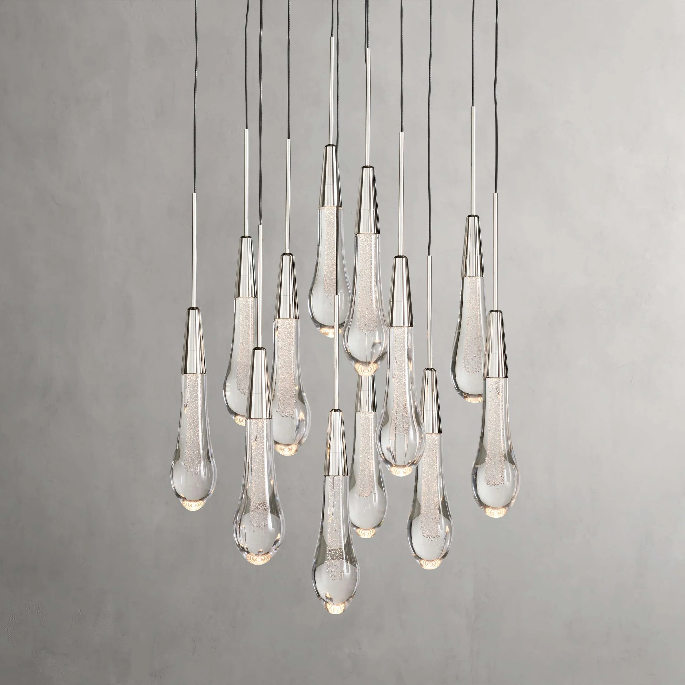 Solitaire Round Chandelier 17"W 24"W 36“W - - Chandeliers1-Luxehomezone
