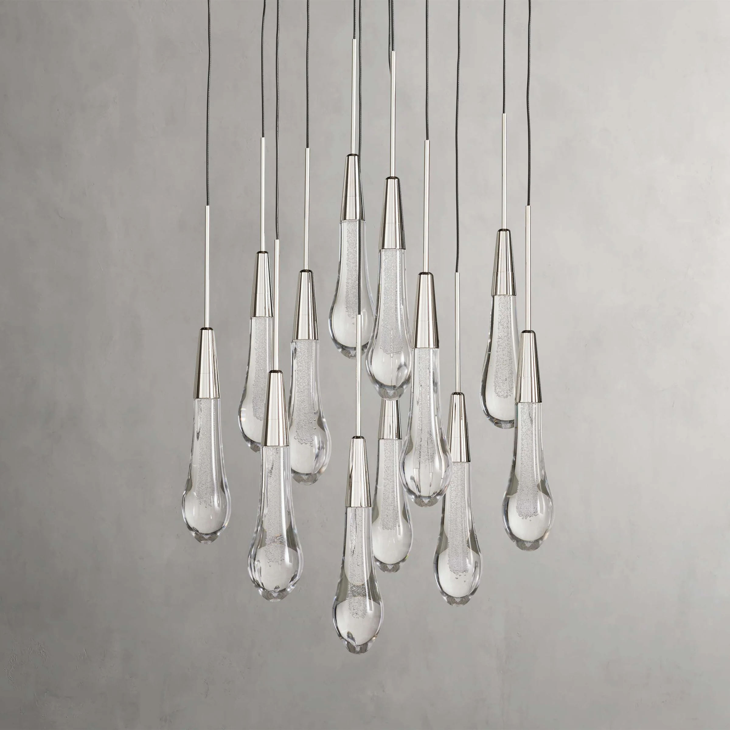 Solitaire Round Chandelier 17"W 24"W 36“W - - Chandeliers1-Luxehomezone