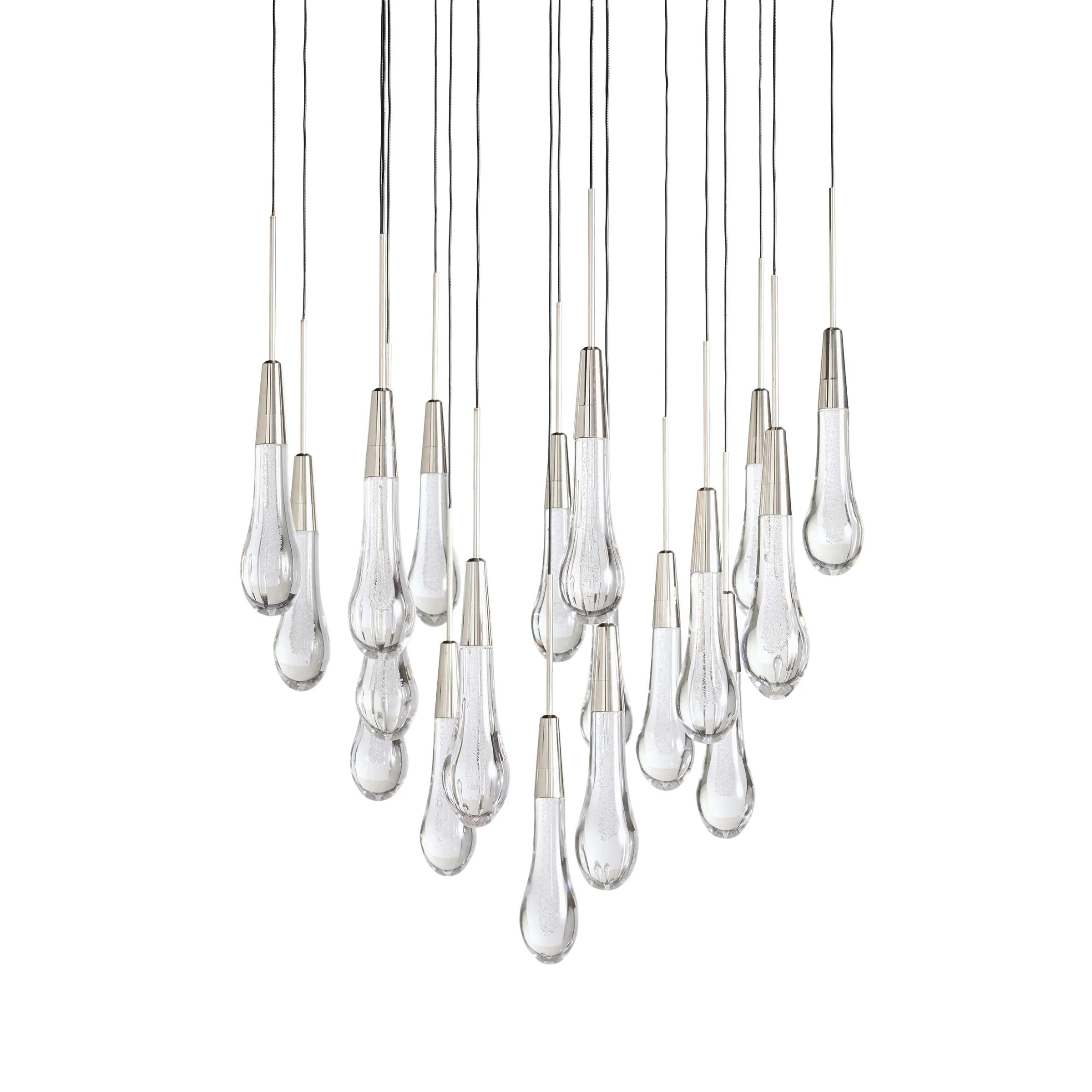 Solitaire Round Chandelier 17"W 24"W 36“W - - Chandeliers1-Luxehomezone