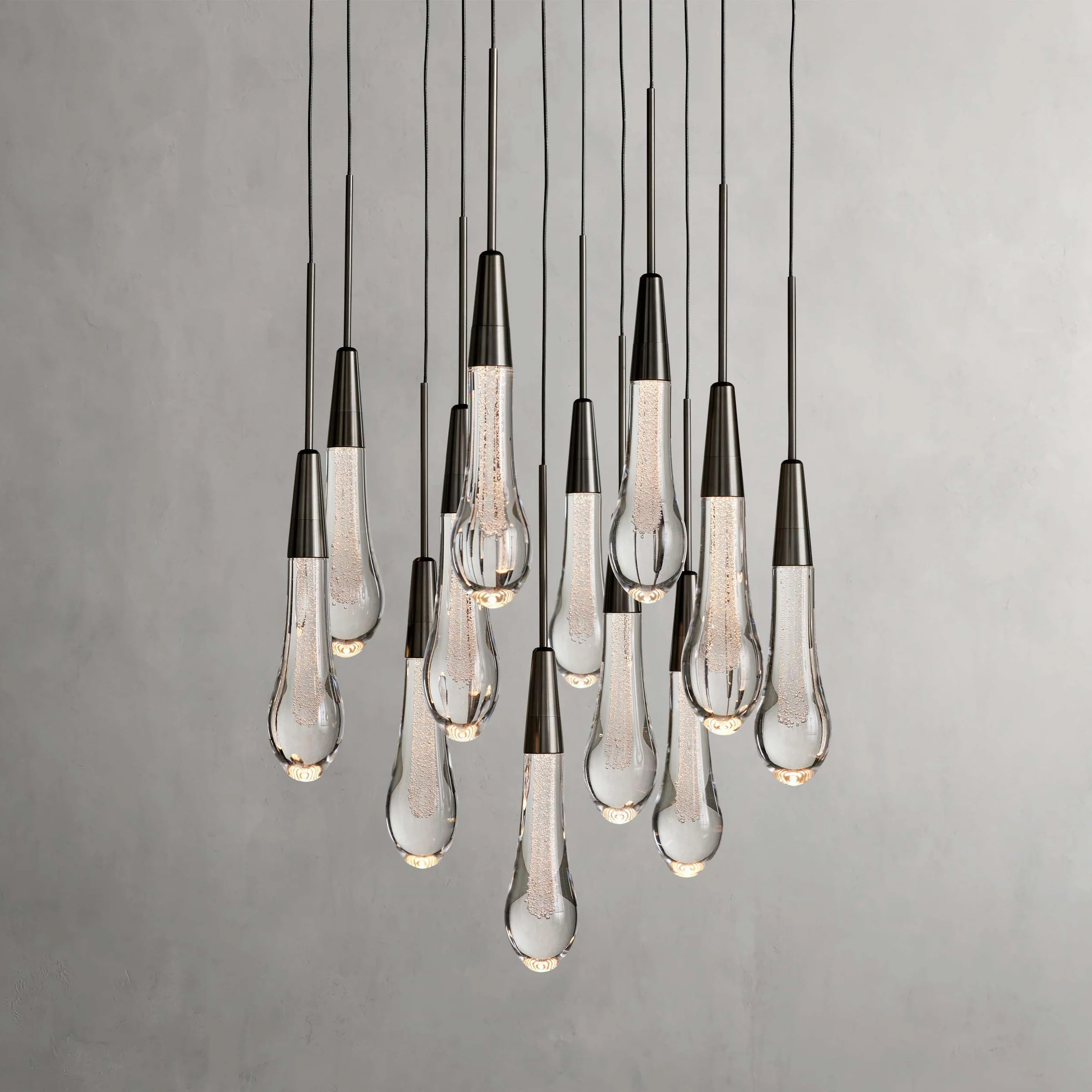 Solitaire Round Chandelier 17"W 24"W 36“W - - Chandeliers1-Luxehomezone