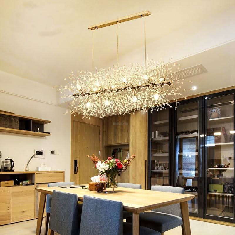 Crystal Dandelion Chandelier with 9/12/16 heads - Luxehomezone