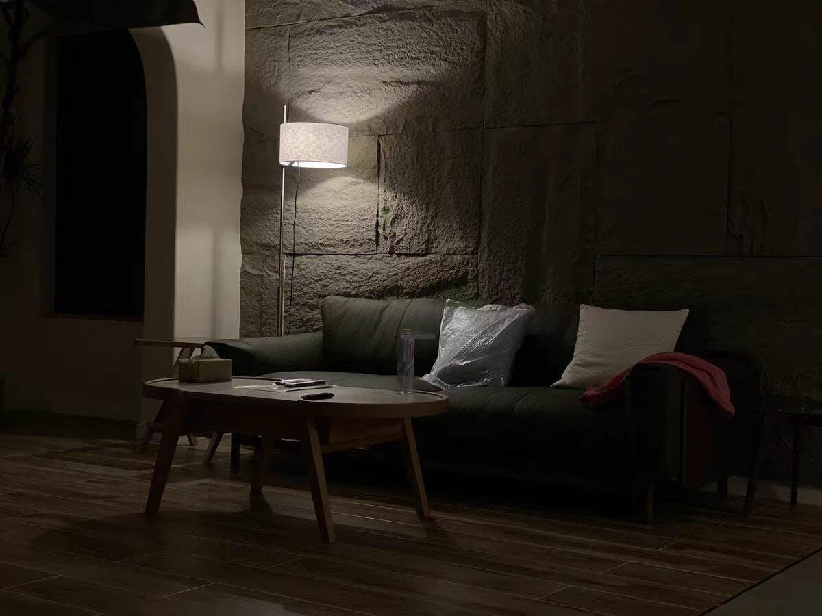 Svelte Silhouette Floor Light - Wood-1-Luxehomezone