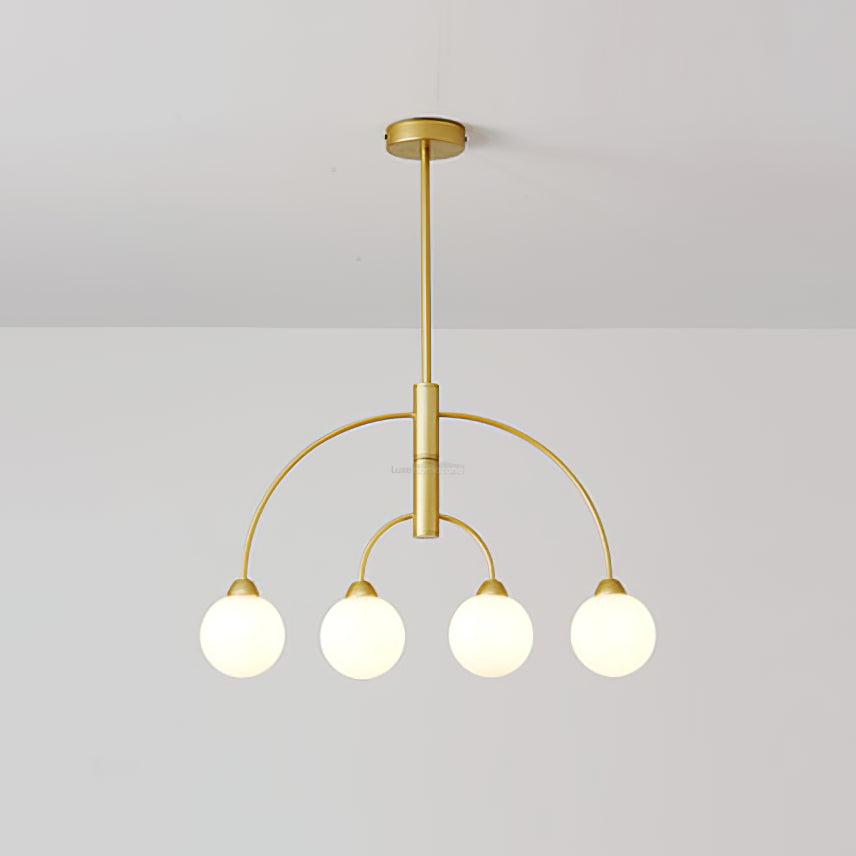 Prescott Chandelier with 4/6/8 heads - Bend, Marshmallow Chandelier-1-Luxehomezone