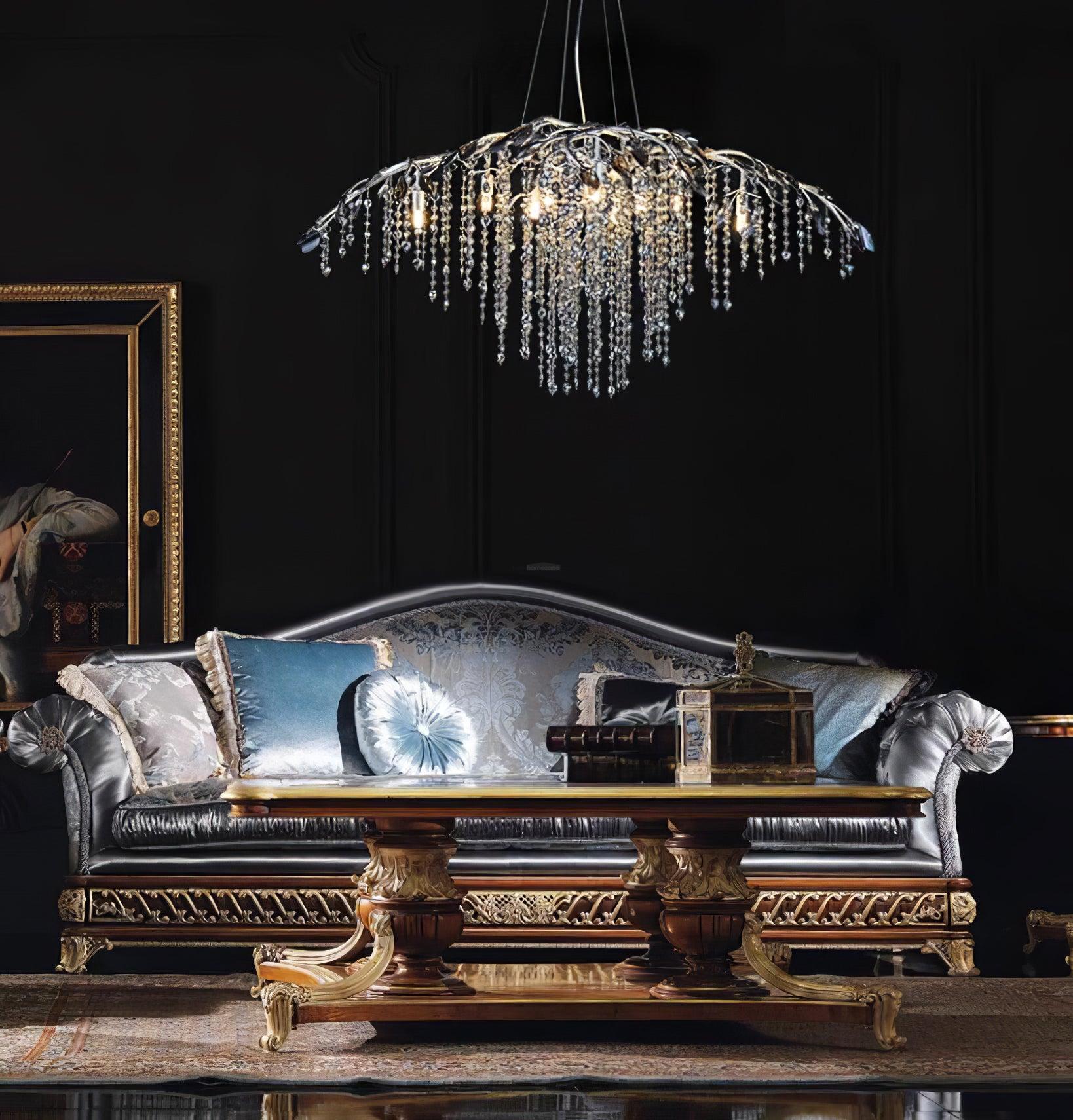 Autumn Twilight Round/Linear Chandelier - Branch-1-Luxehomezone