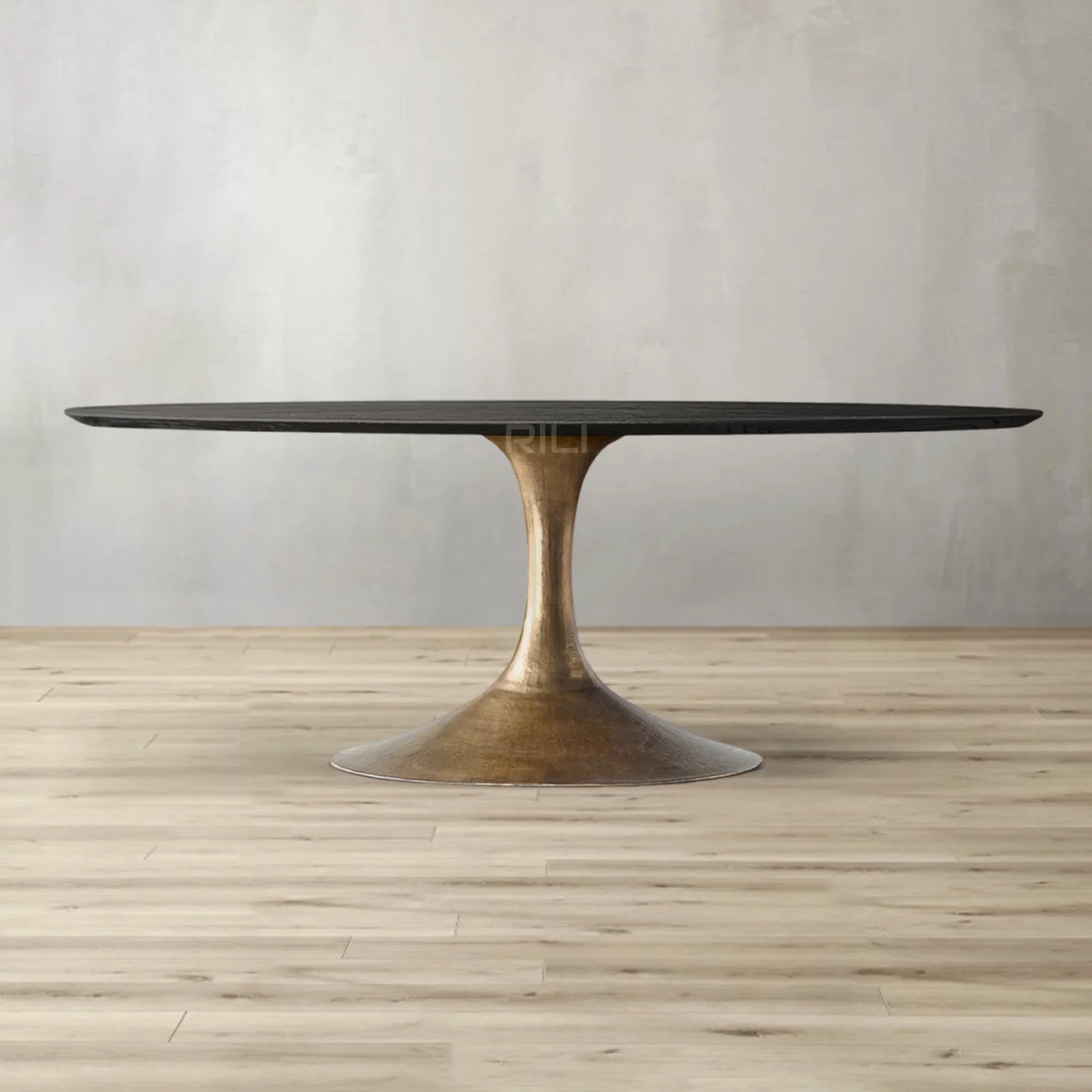 Aero Wood Oval Dining Table