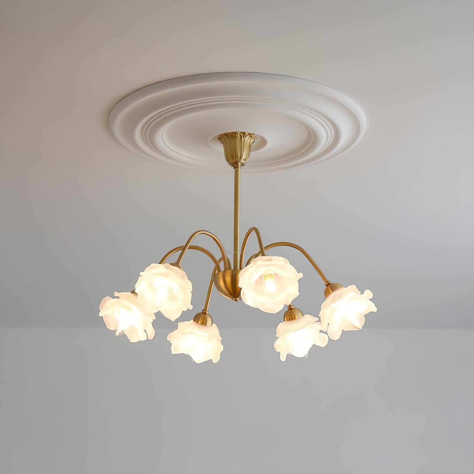 Roses Chandelier with 5/6/8 heads