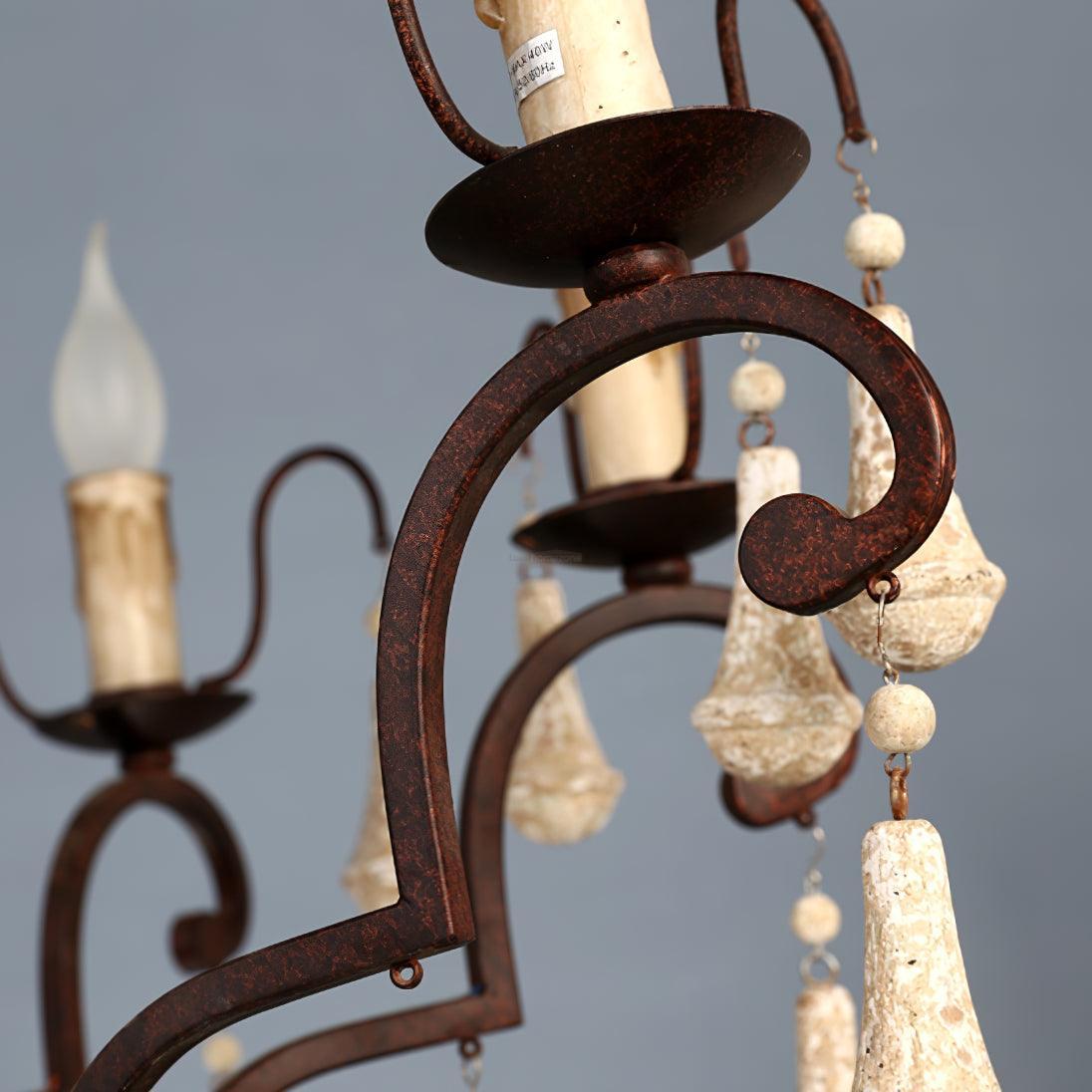 Candle Style Bessie Chandelier Φ 28.3″ - Candle-1-Luxehomezone
