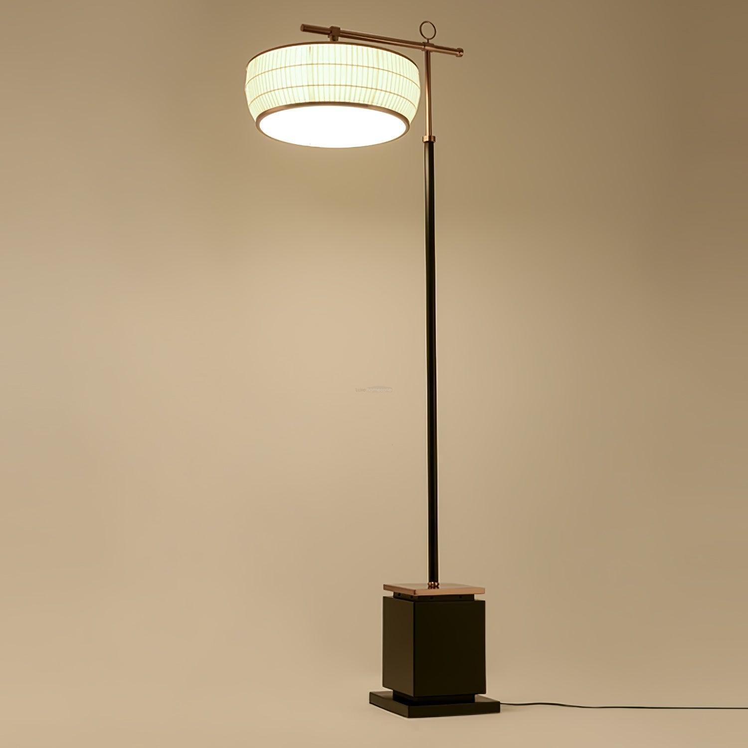 Hejun Fabric Floor Lamp W 24.4″ - Drapery-1-Luxehomezone