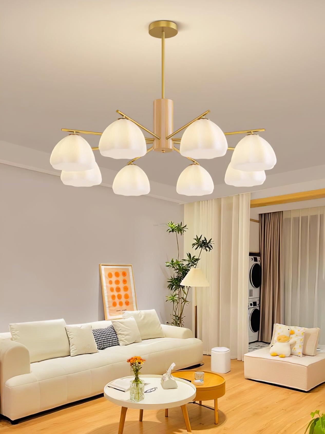 Little Clouds Round/Linear Chandelier - Zahara-1-Luxehomezone