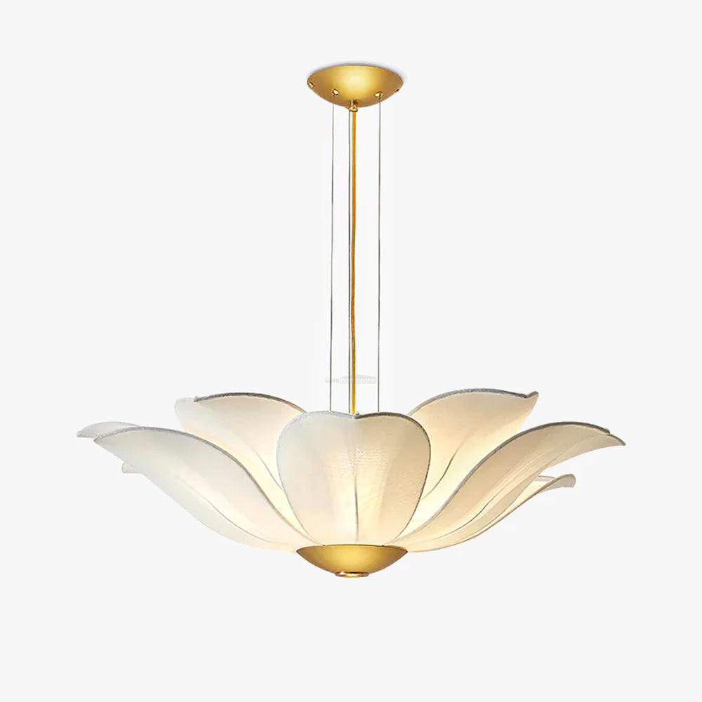 Fiore Chandelier  ∅ 32.3″ - Pleated-1-Luxehomezone