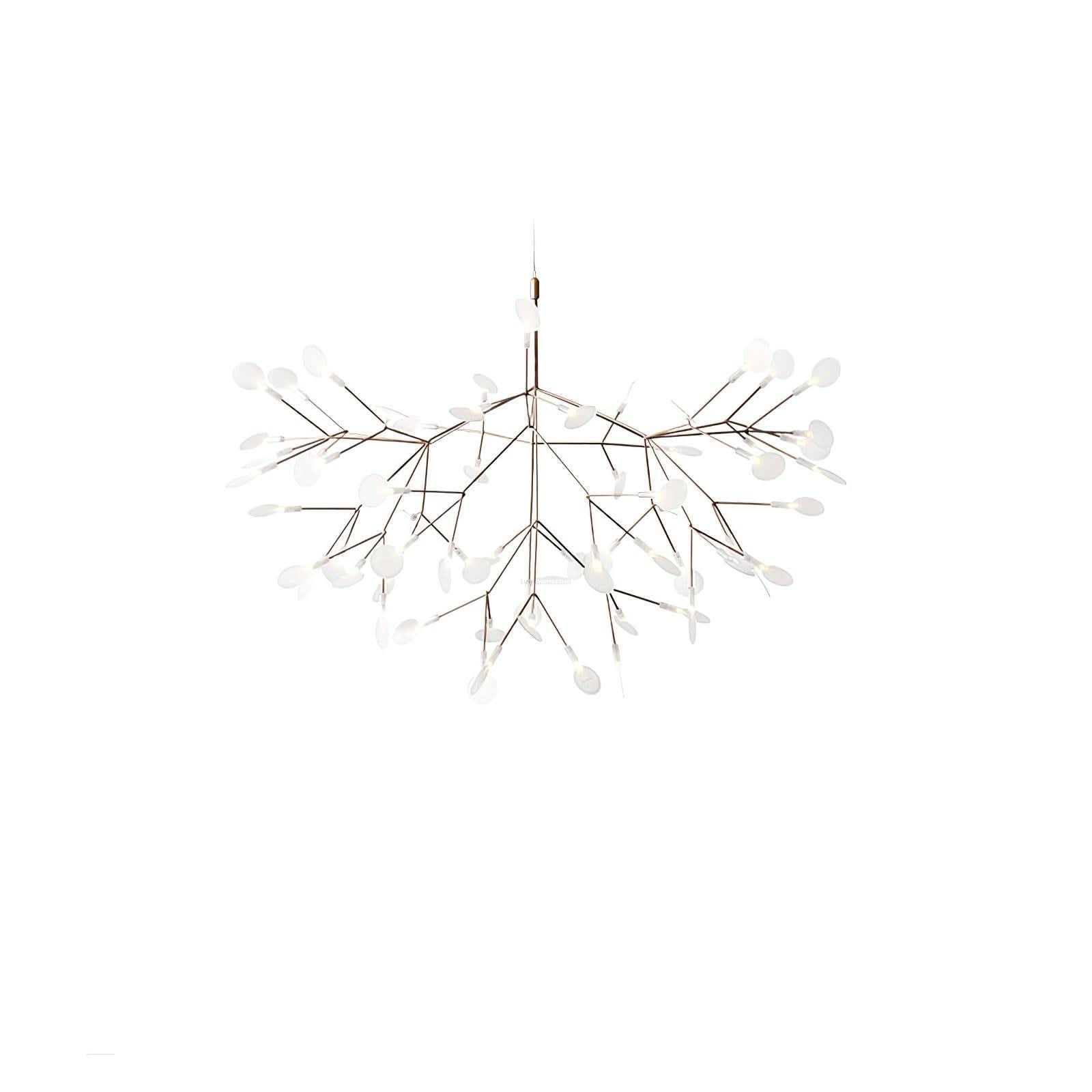 Rose Gold Firefly Chandelier - Branch-1-Luxehomezone