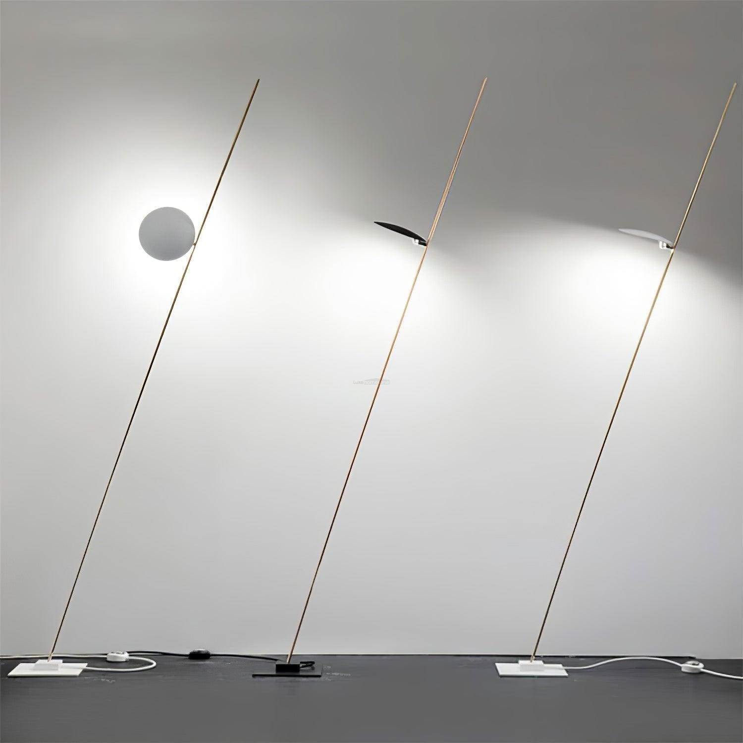 Lederam Floor Lamp with 1/2/3 heads - Mini-1-Luxehomezone