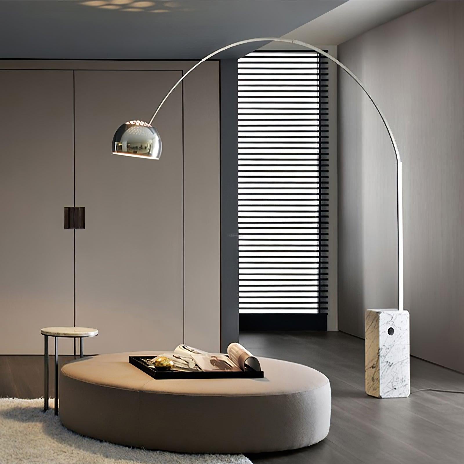 Arco Floor Light - Alabaster-1-Luxehomezone
