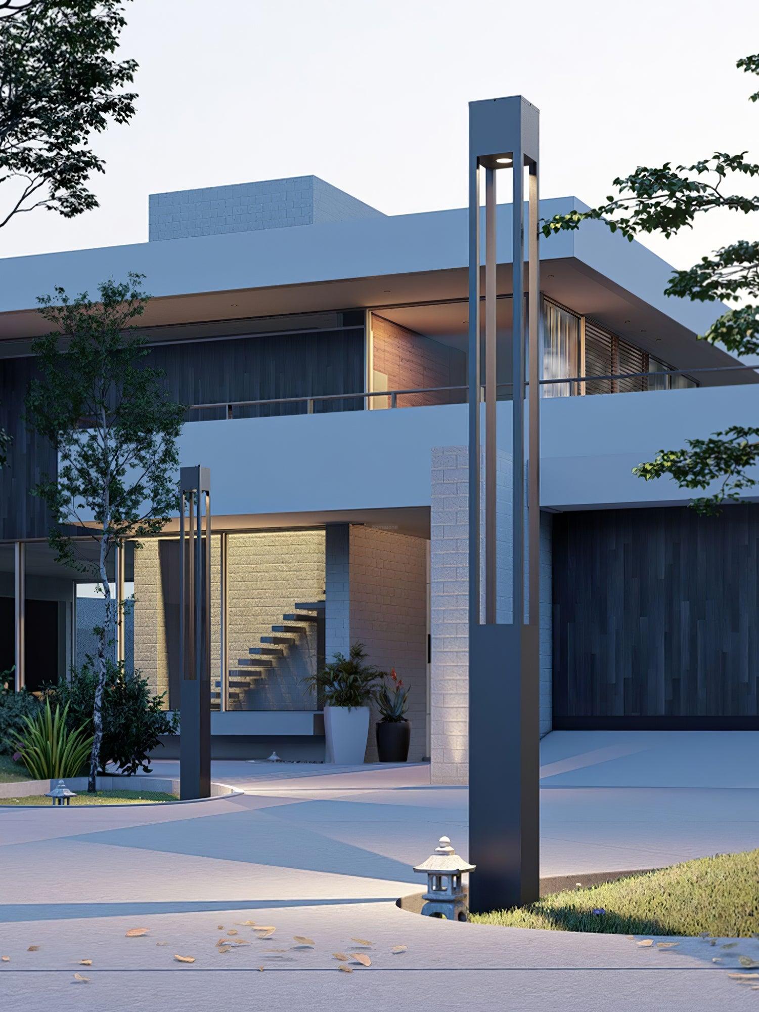 Pole Outdoor Floor Lamp - Pillar-1-Luxehomezone