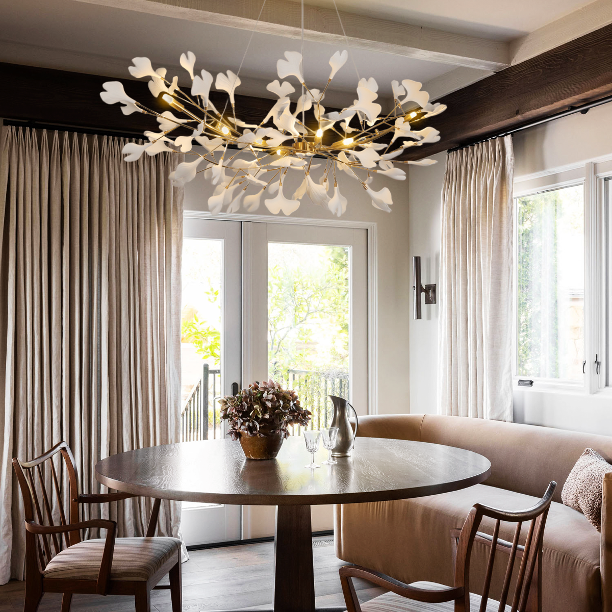 Ginkgo Chandelier Style B