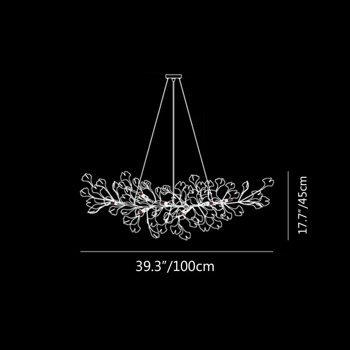 Ginkgo Chandelier Style B