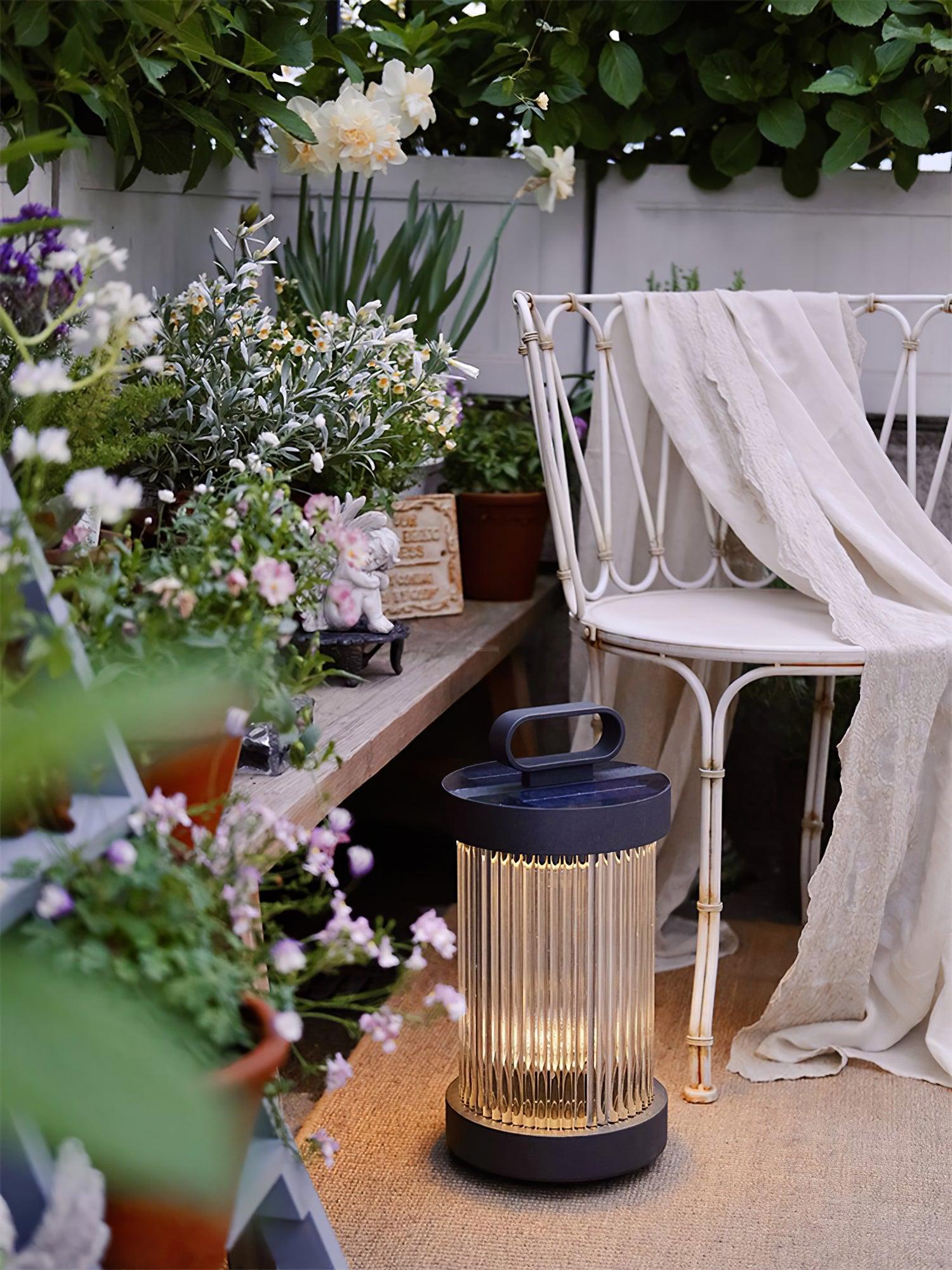 Ambient Line Lantern Garden Floor Lamp - Canister-1-Luxehomezone