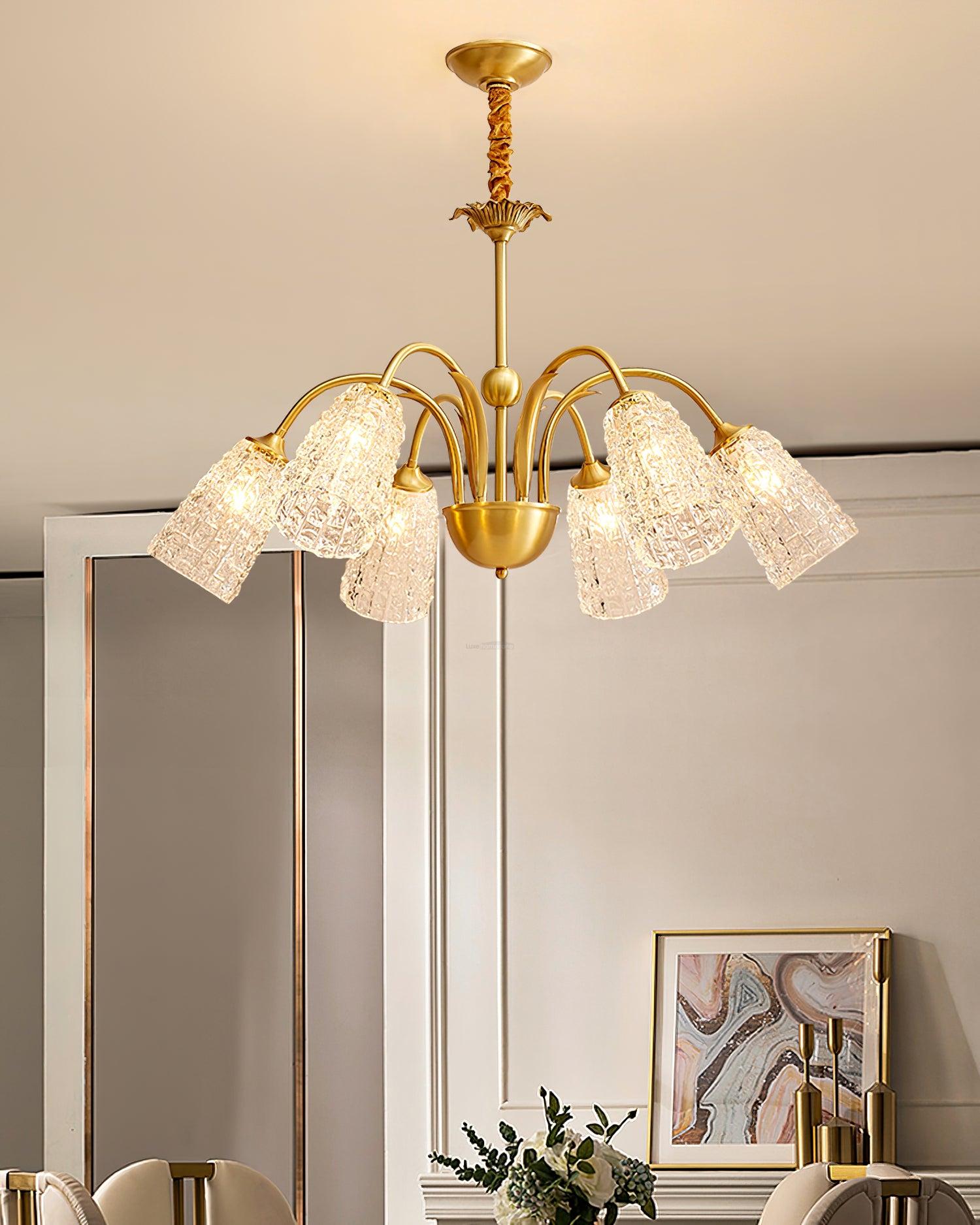 Nikoll Chandelier with 4/5/6/8/10 heads - Zahara-1-Luxehomezone