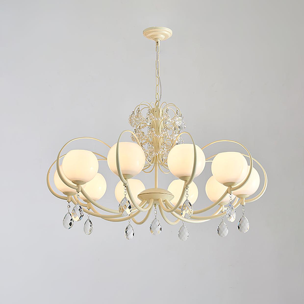 Doria Crystal Chandelier with 6/8/10 heads - Luxehomezone