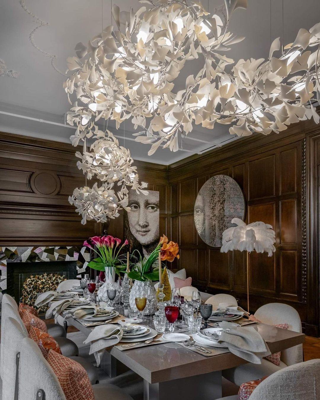 Gingko Chandelier Style C - Gingko, Gingko Chandelier-1-Luxehomezone