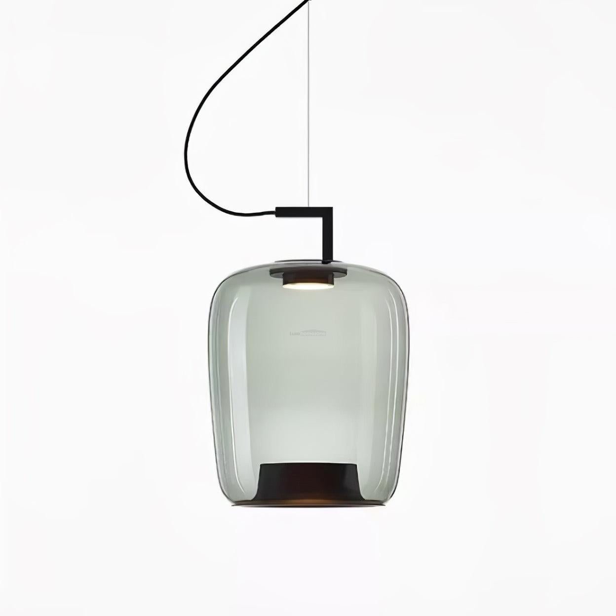 Doppelte Pendant - Art Glass-1-Luxehomezone