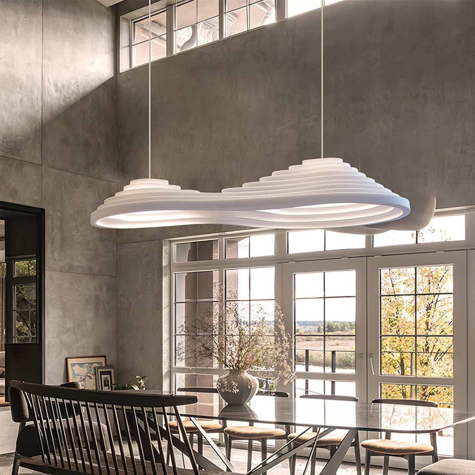 Rice Field Acoustic Acrylic Pendant - Luxehomezone