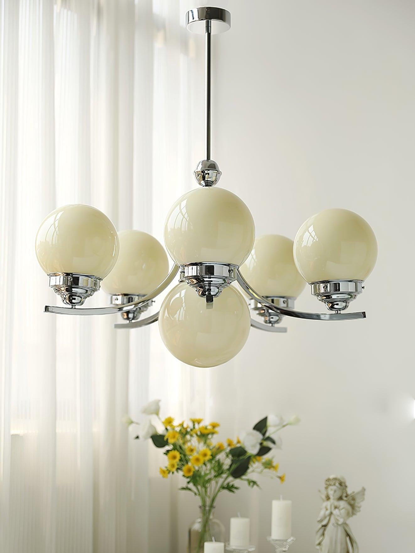 Dewdrop Globe Chandelier ∅ 21.7″ - Bend-1-Luxehomezone