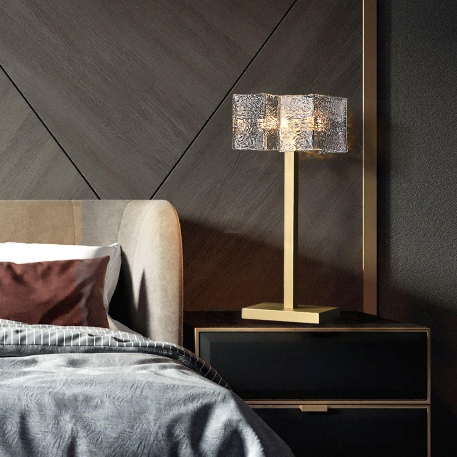 Roosevelt Table Lamp ∅ 7.8″ - Frosted-1-Luxehomezone