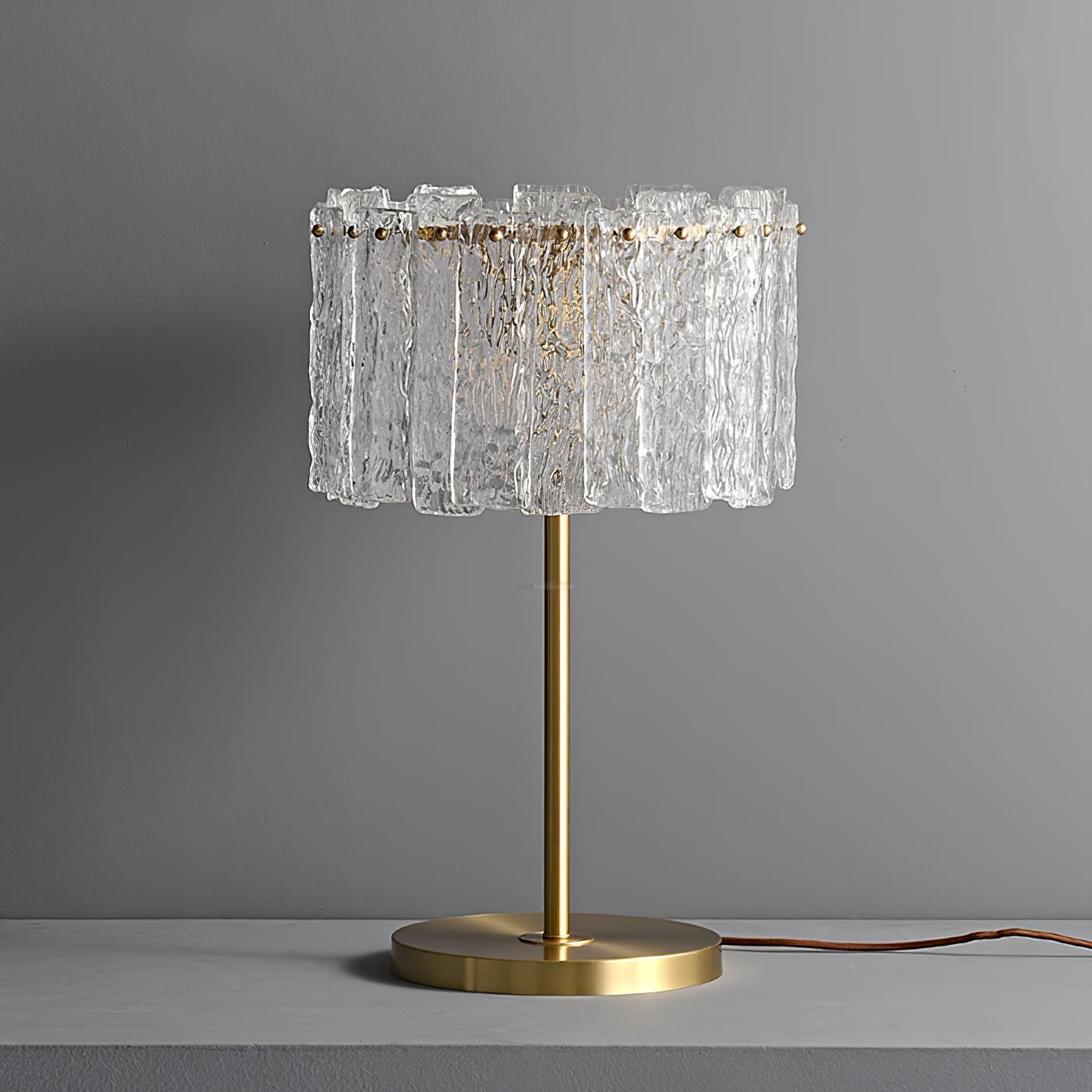 Skylar Table Lamp ∅ 13.7″ - Frosted-1-Luxehomezone
