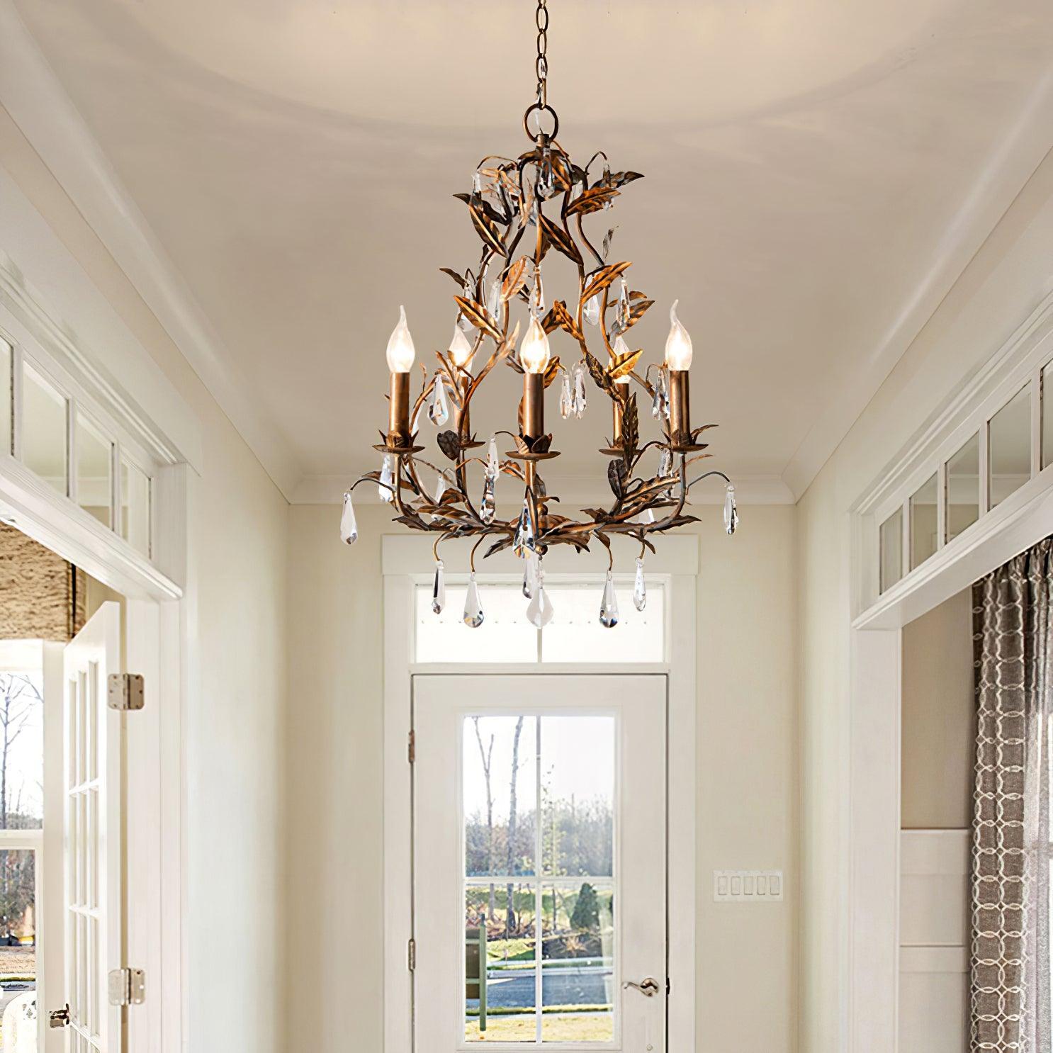 Circeo Candle Chandelier Φ 17.7″ - Candle-1-Luxehomezone