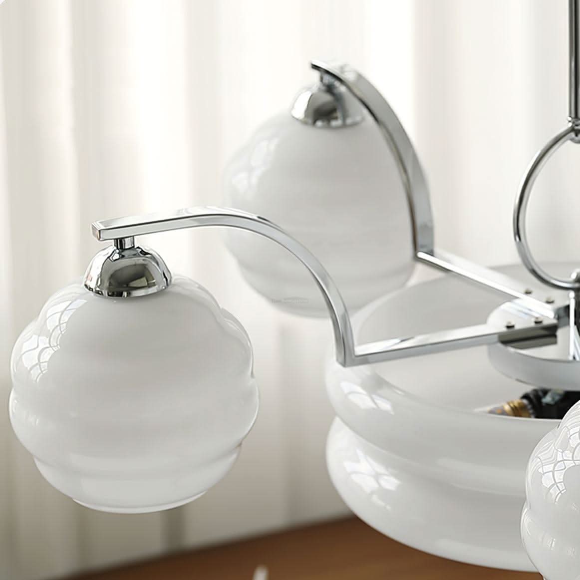 Art Deco Vintage Chandelier with 3+1 heads/5+1 heads - Luxehomezone