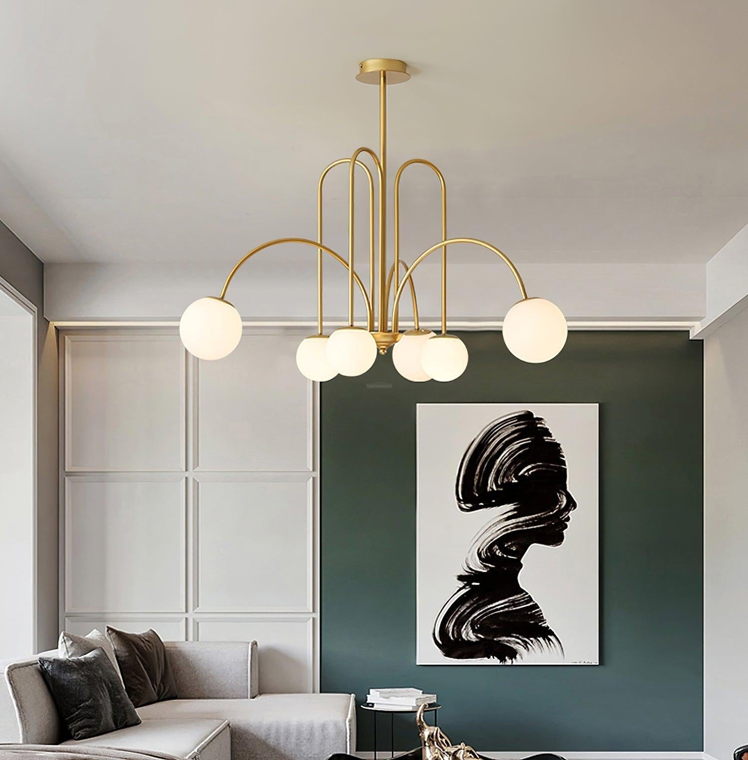 Delaney Chandelier with 6/8 heads - Bend-1-Luxehomezone