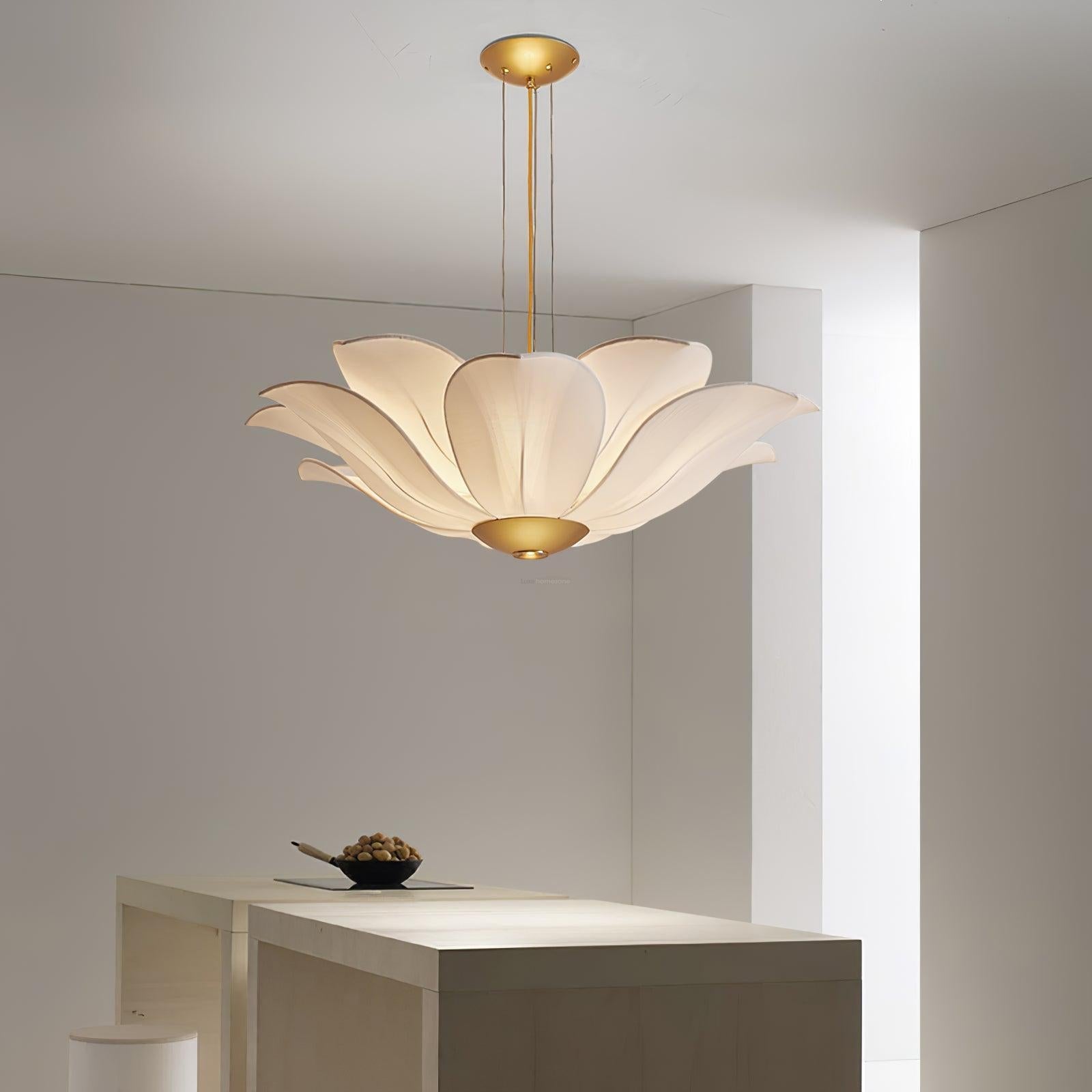 Fiore Chandelier  ∅ 32.3″ - Pleated-1-Luxehomezone
