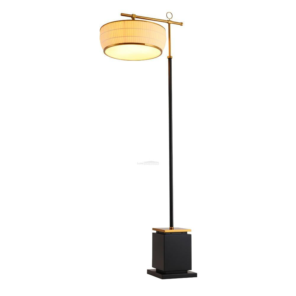 Hejun Fabric Floor Lamp W 24.4″ - Drapery-1-Luxehomezone