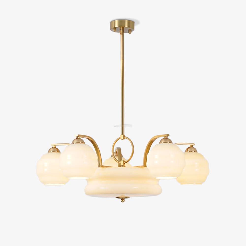 Art Deco Vintage Chandelier with 3+1 heads/5+1 heads - Luxehomezone