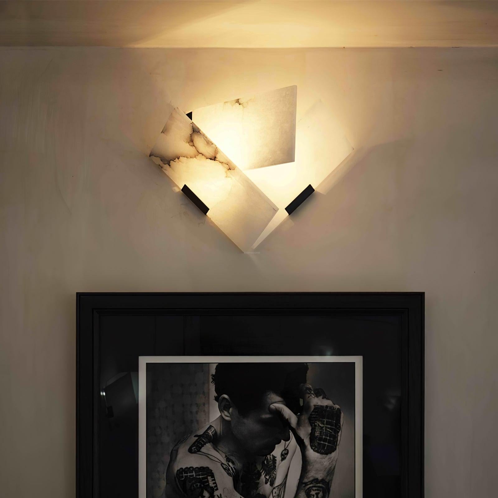 Fly Alabaster Wall Sconce - Alabaster, Alabaster Wall Lamp-1-Luxehomezone