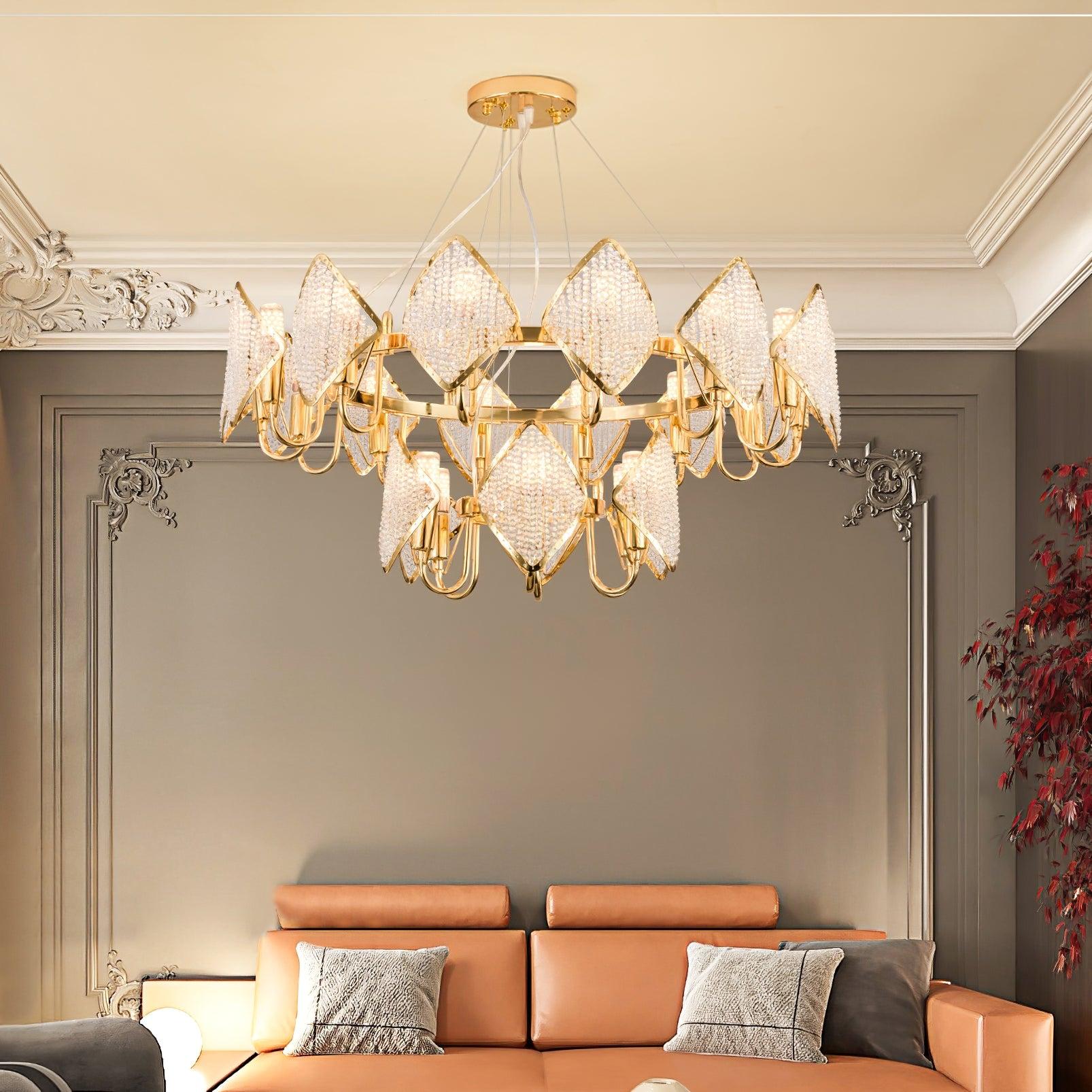 Holly Chandelier with 4/12/24 heads - Luxehomezone