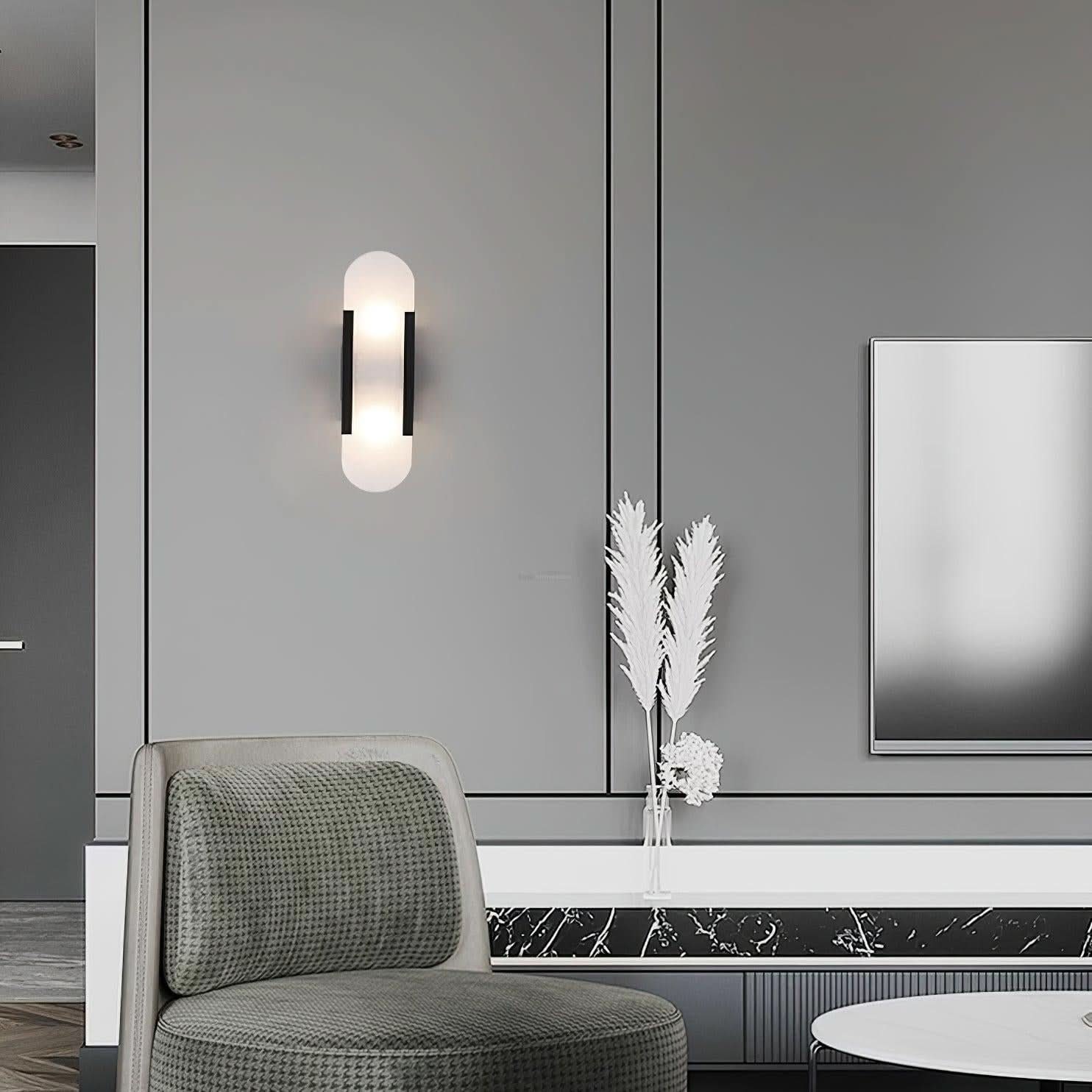 Melange Alabaster Wall Lamp - Luxehomezone
