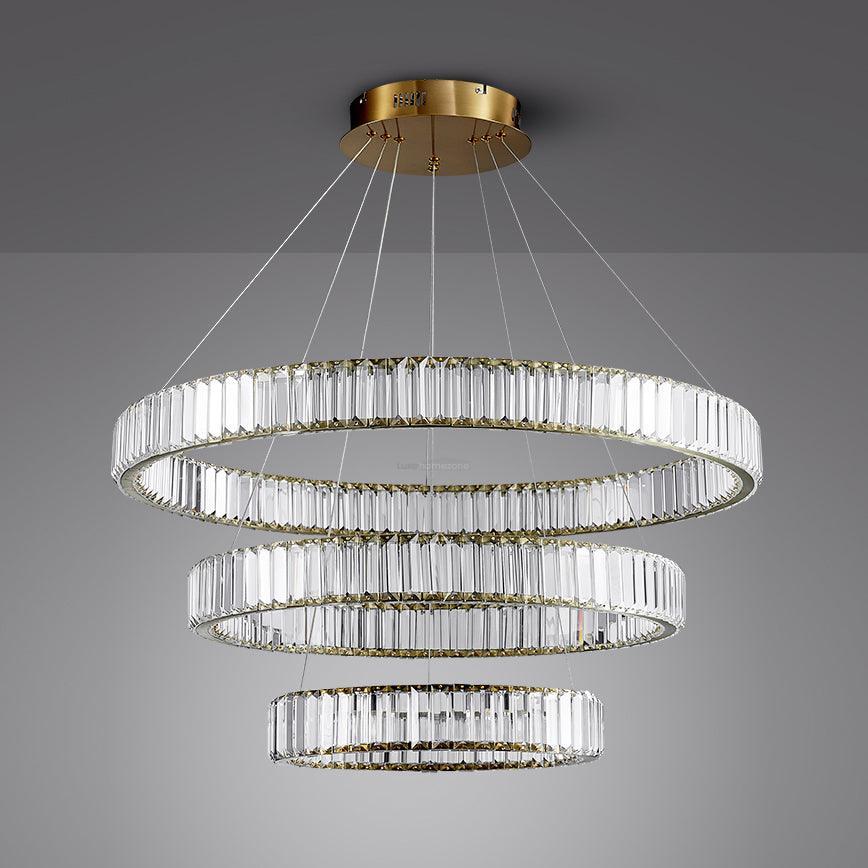 Bertolda Chandeliers ∅ 15.7″ - Crystals-1-Luxehomezone